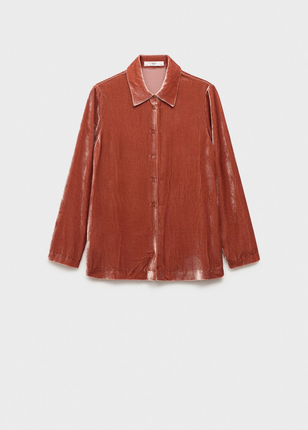Silk velvet shirt - image 5