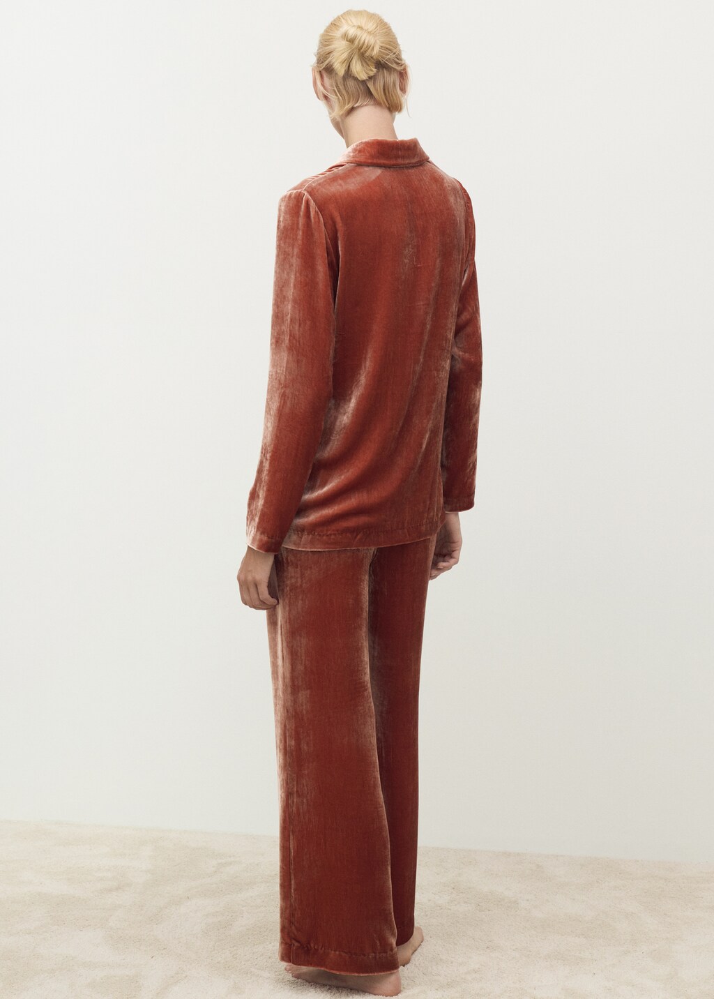 Silk velvet shirt - image 3