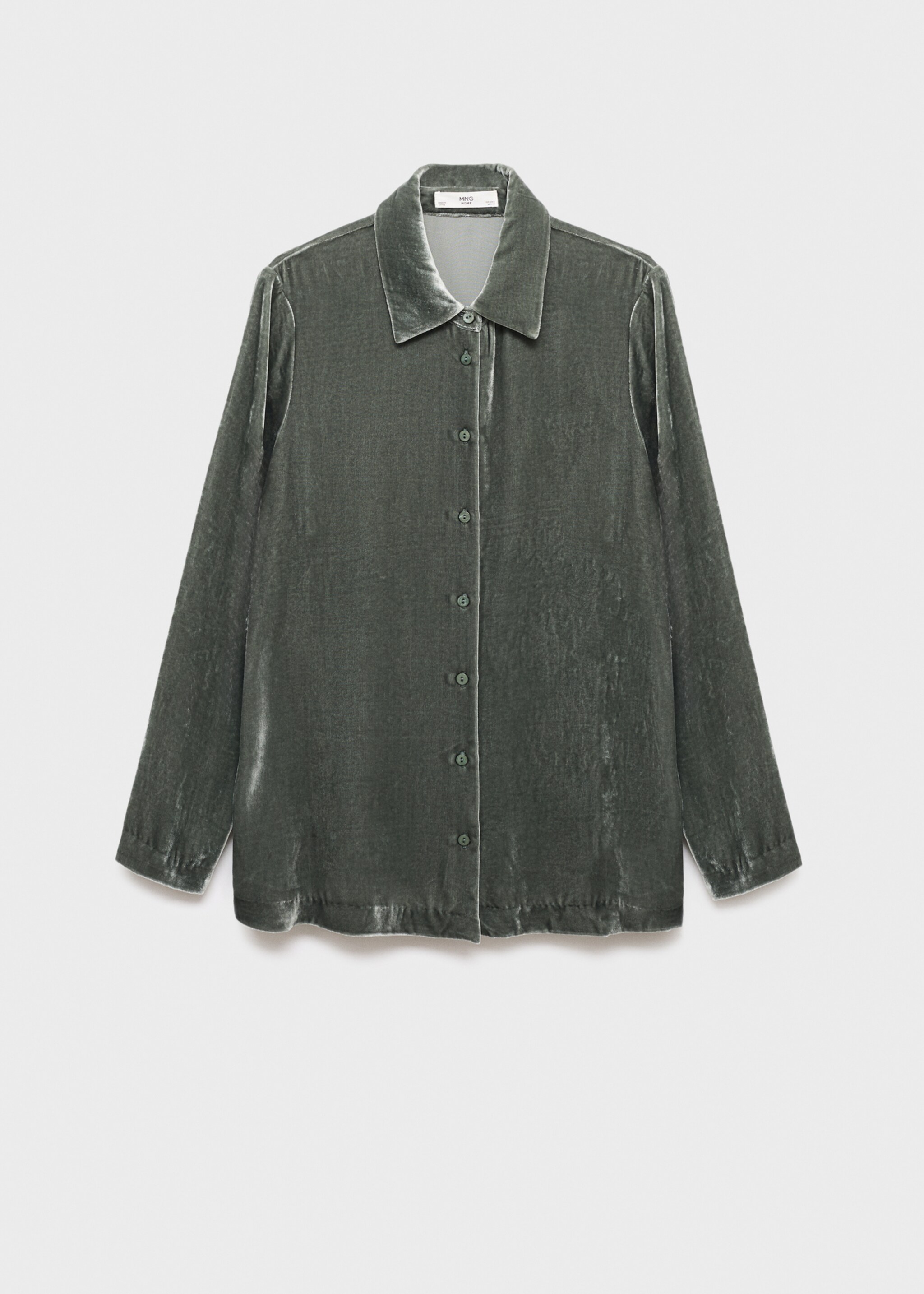 Silk velvet shirt - Article without model