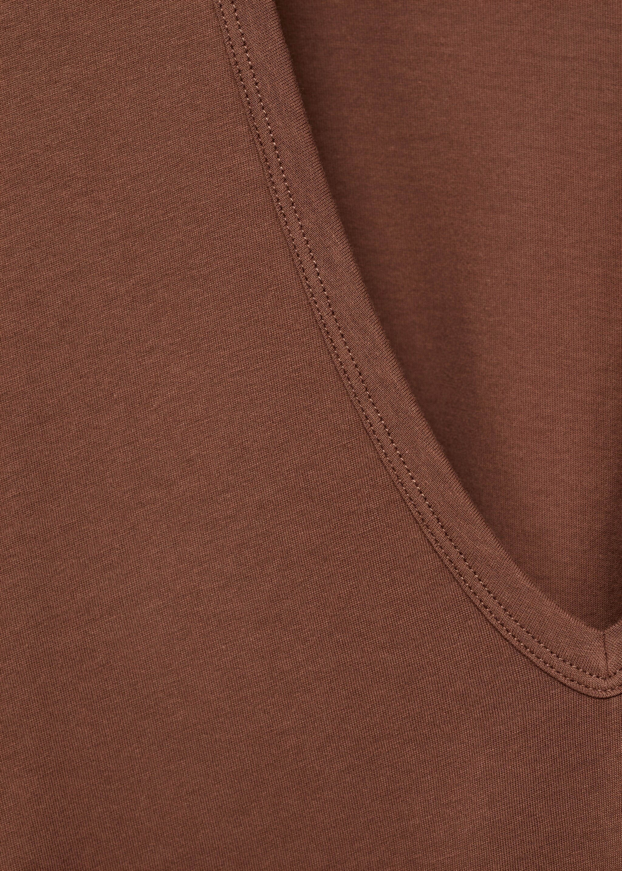 Camiseta pijama algodón detalle mangas - Detalle del artículo 0