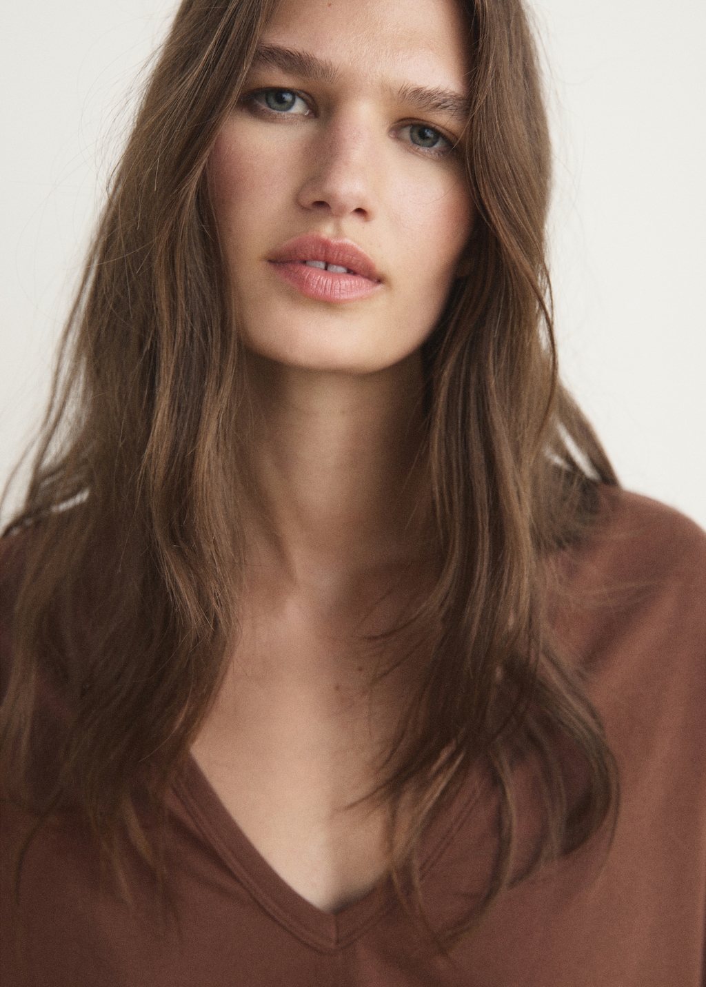 Cotton pajama t-shirt with sleeve detail