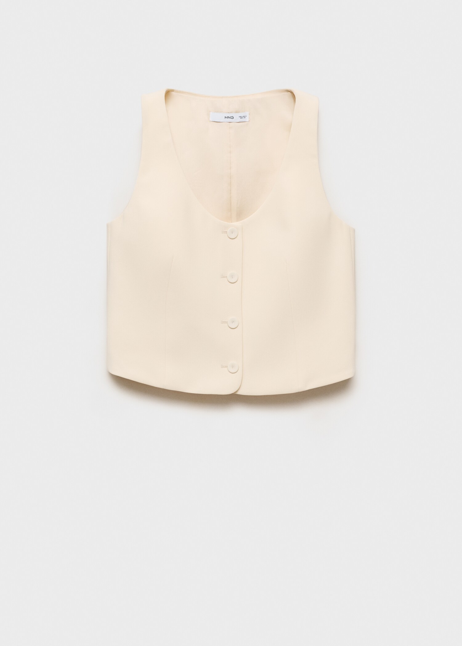 Suit waistcoat with buttons - Article without model