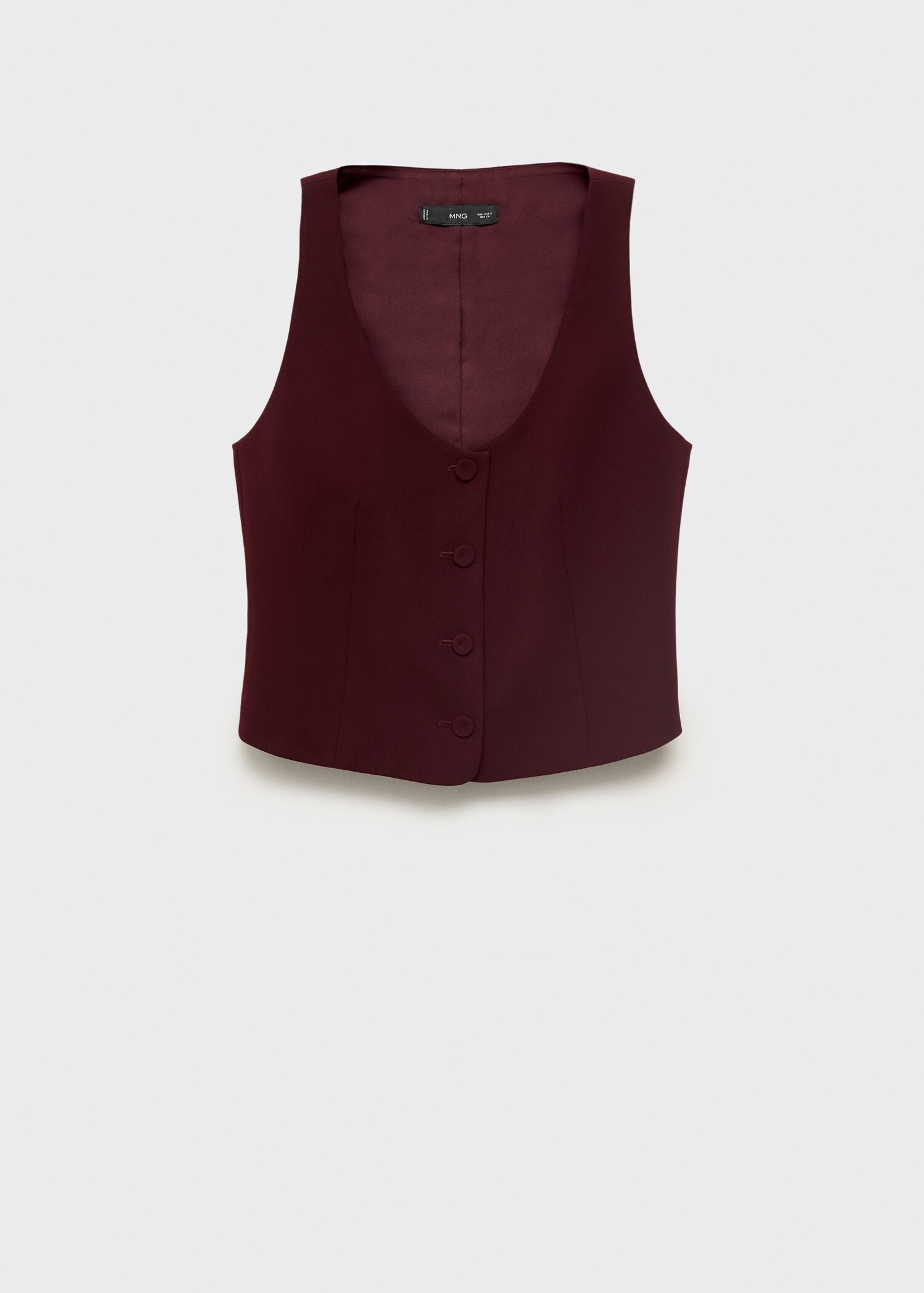 Suit waistcoat with buttons - Article without model