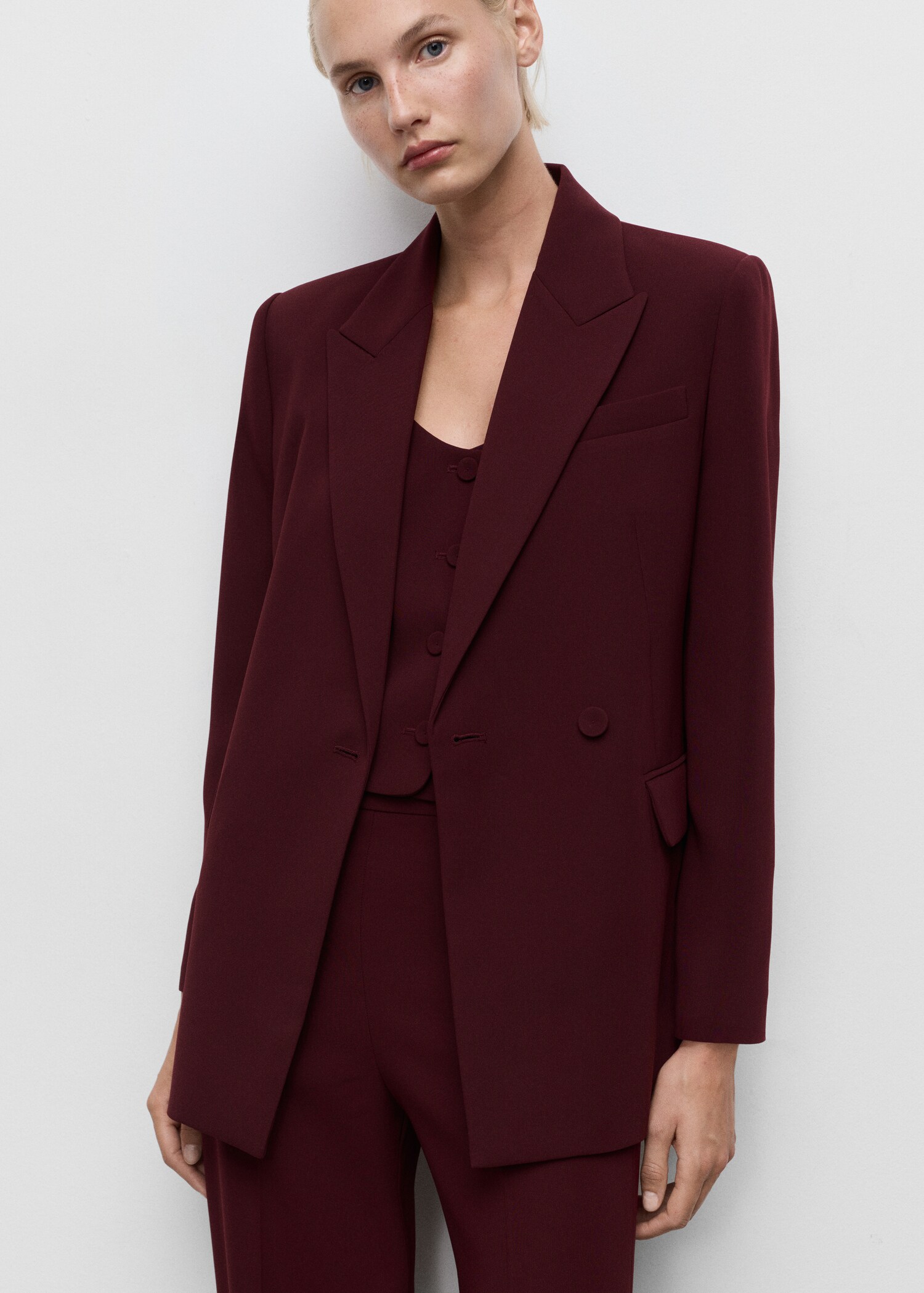Suit waistcoat with buttons - Details of the article 4
