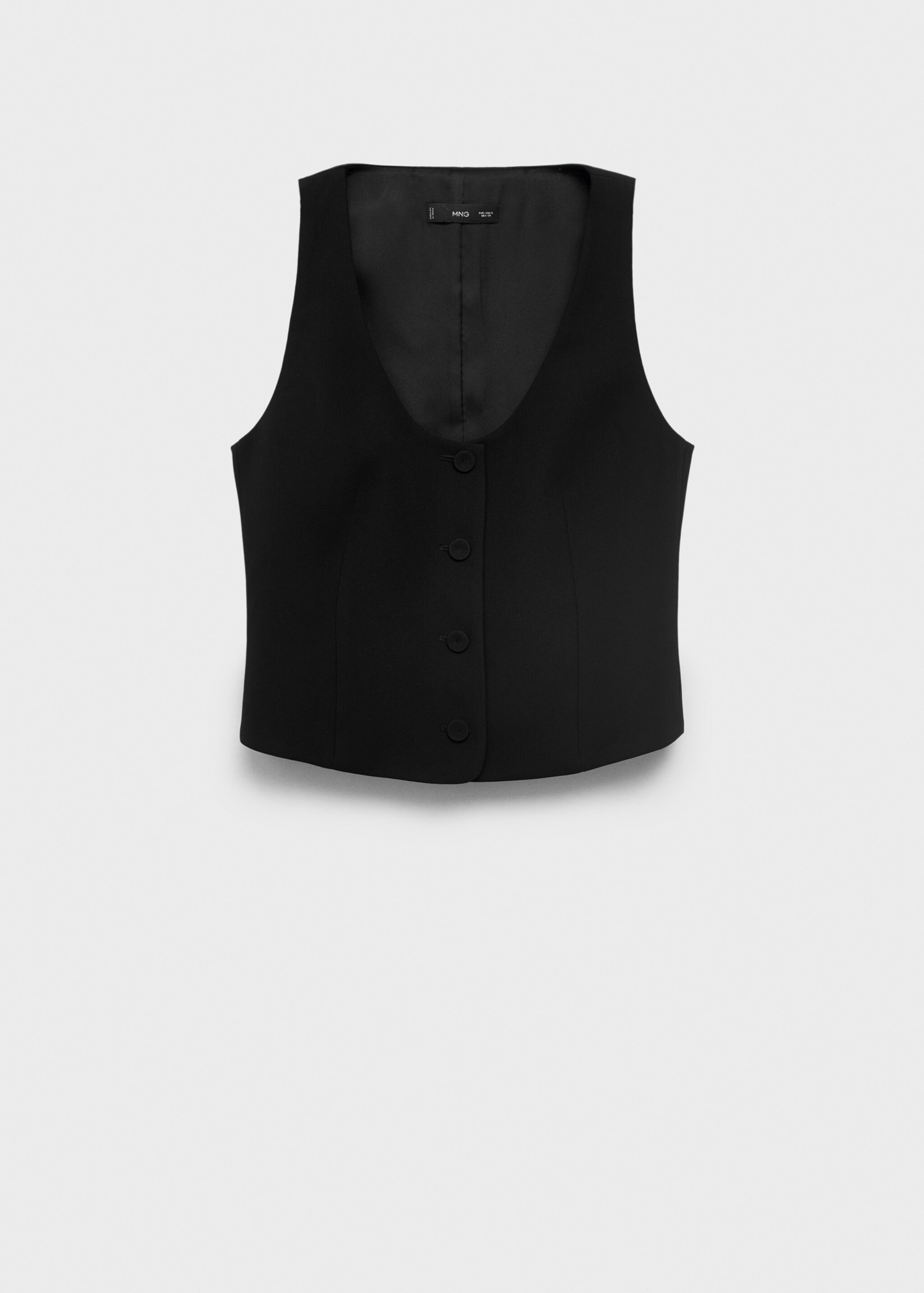 Suit waistcoat with buttons - Article without model