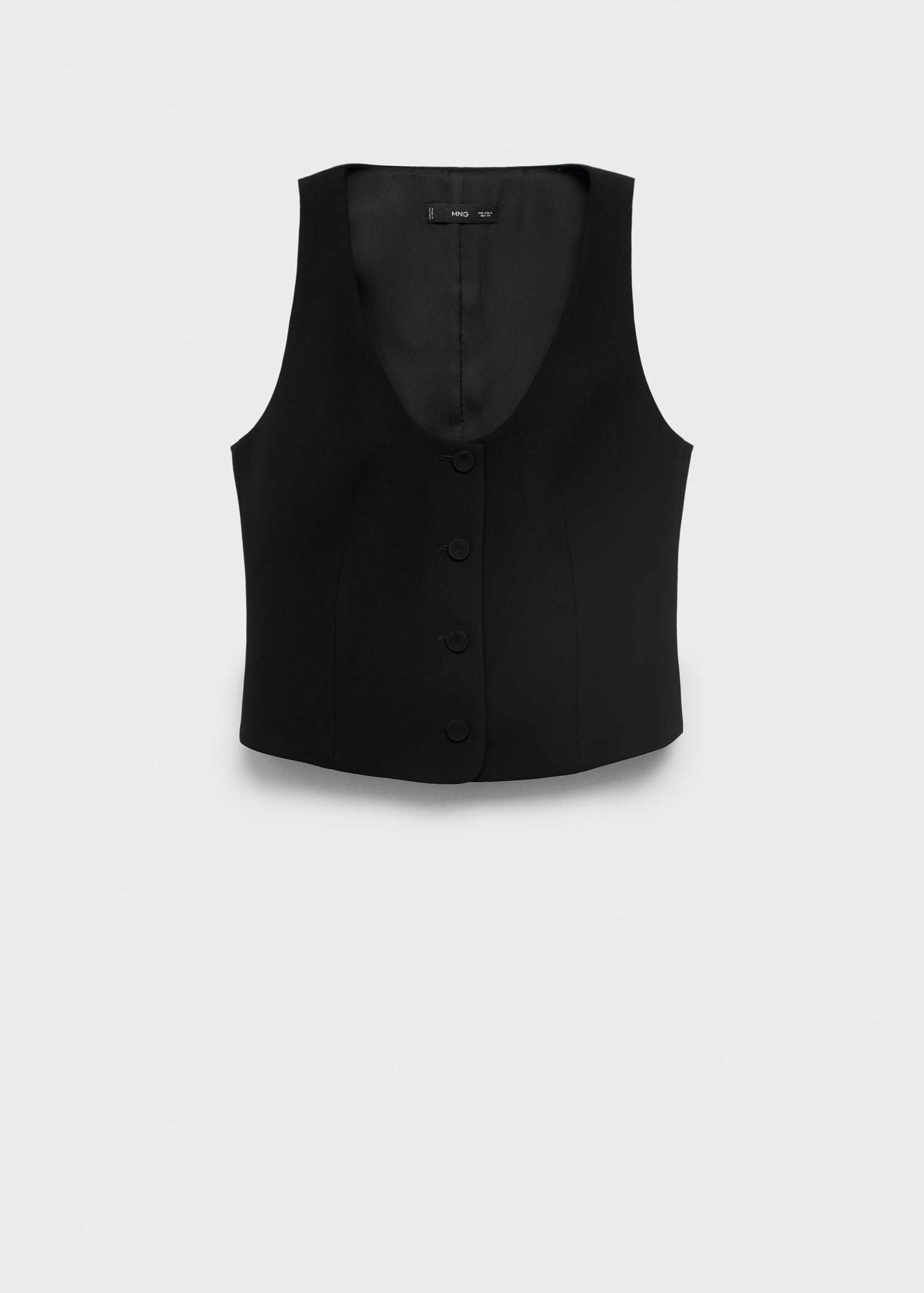 Suit waistcoat with buttons - Article without model