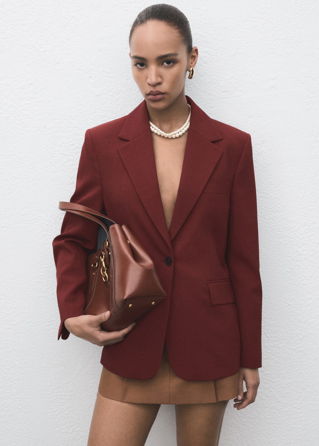 Mango Straight-fit suit blazer thumbnail