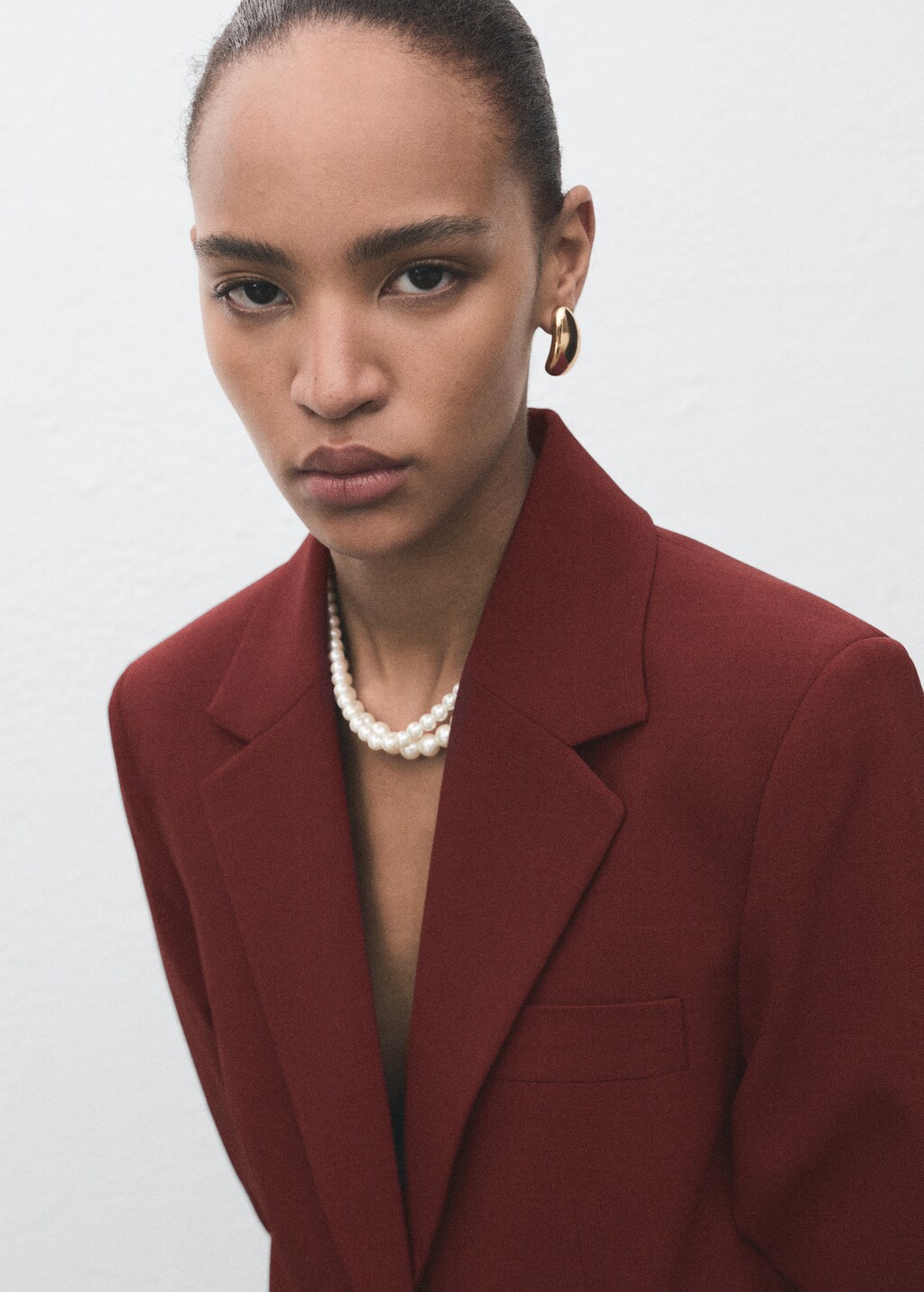 Mango Straight-fit suit blazer thumbnail