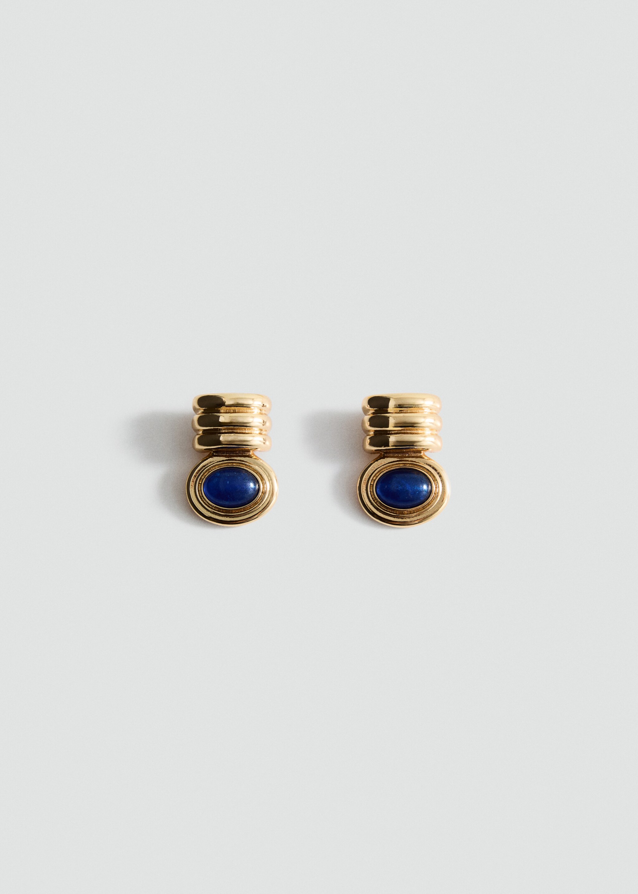 Combined-relief earrings - Article without model