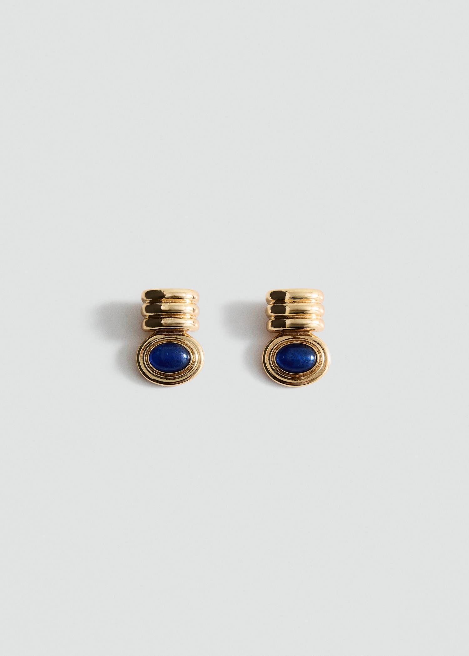Combined-relief earrings - Article without model