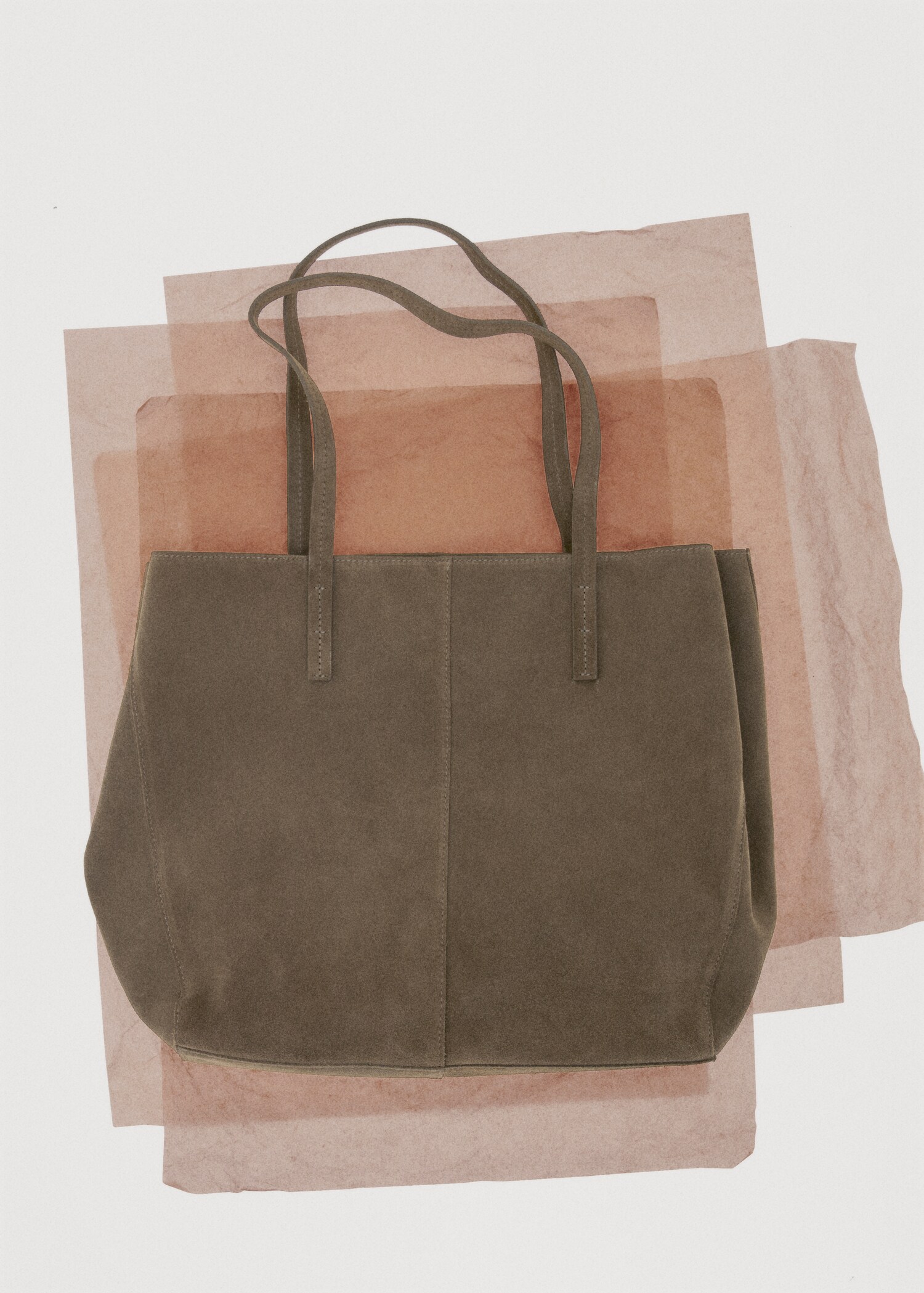 Suede shopper bag - Details of the article 7