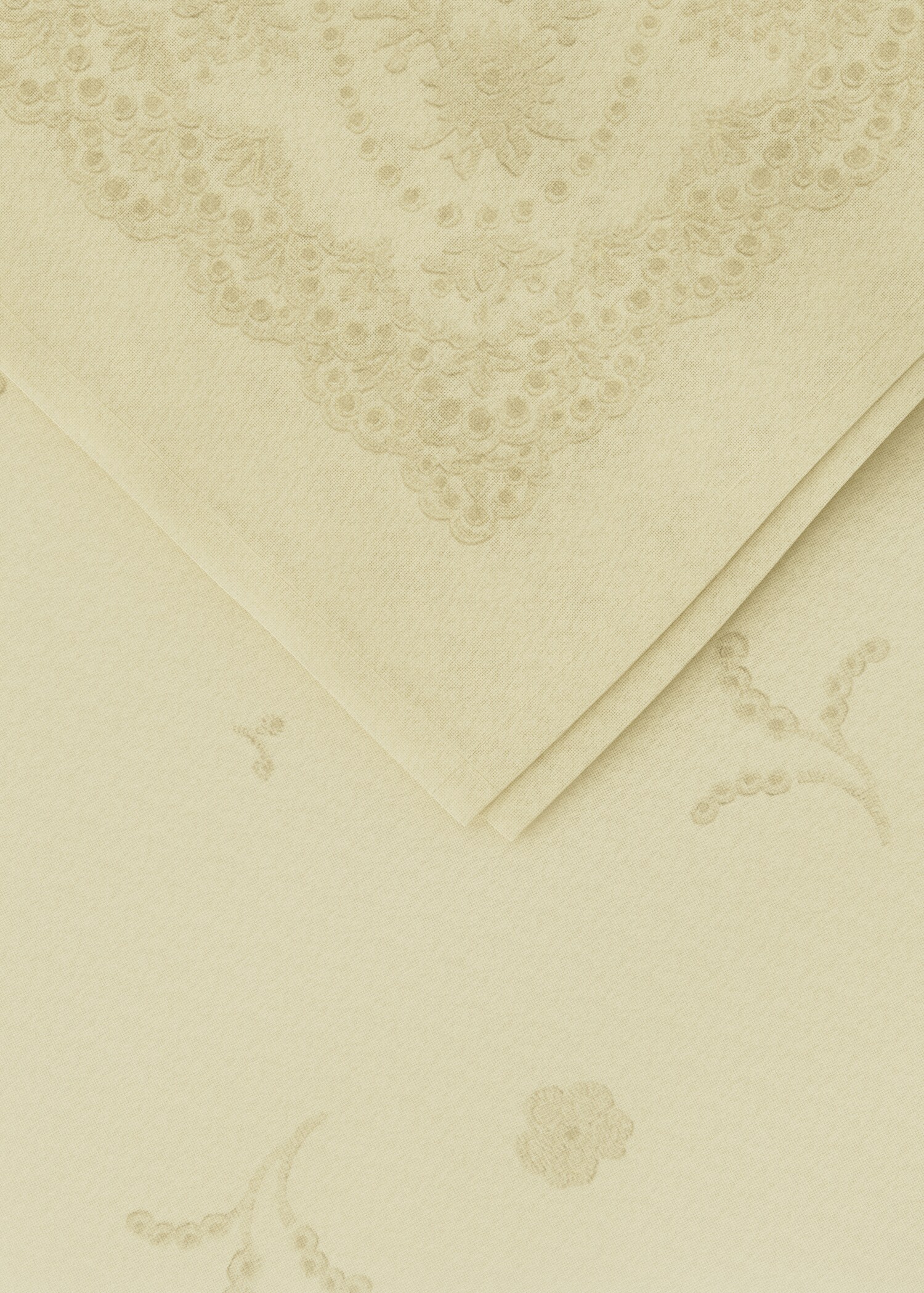 Tischdecke aus Baumwolle-Leinen-Mischung mit floralem Design für 6 bis 8 Personen - Detail des Artikels 1