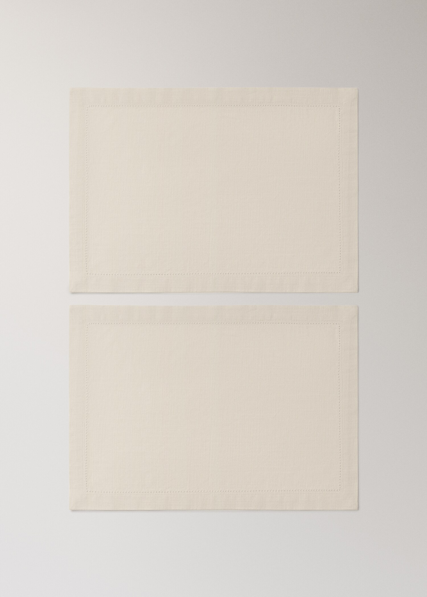Set de table individuel en coton avec jours échelle - Article sans modèle