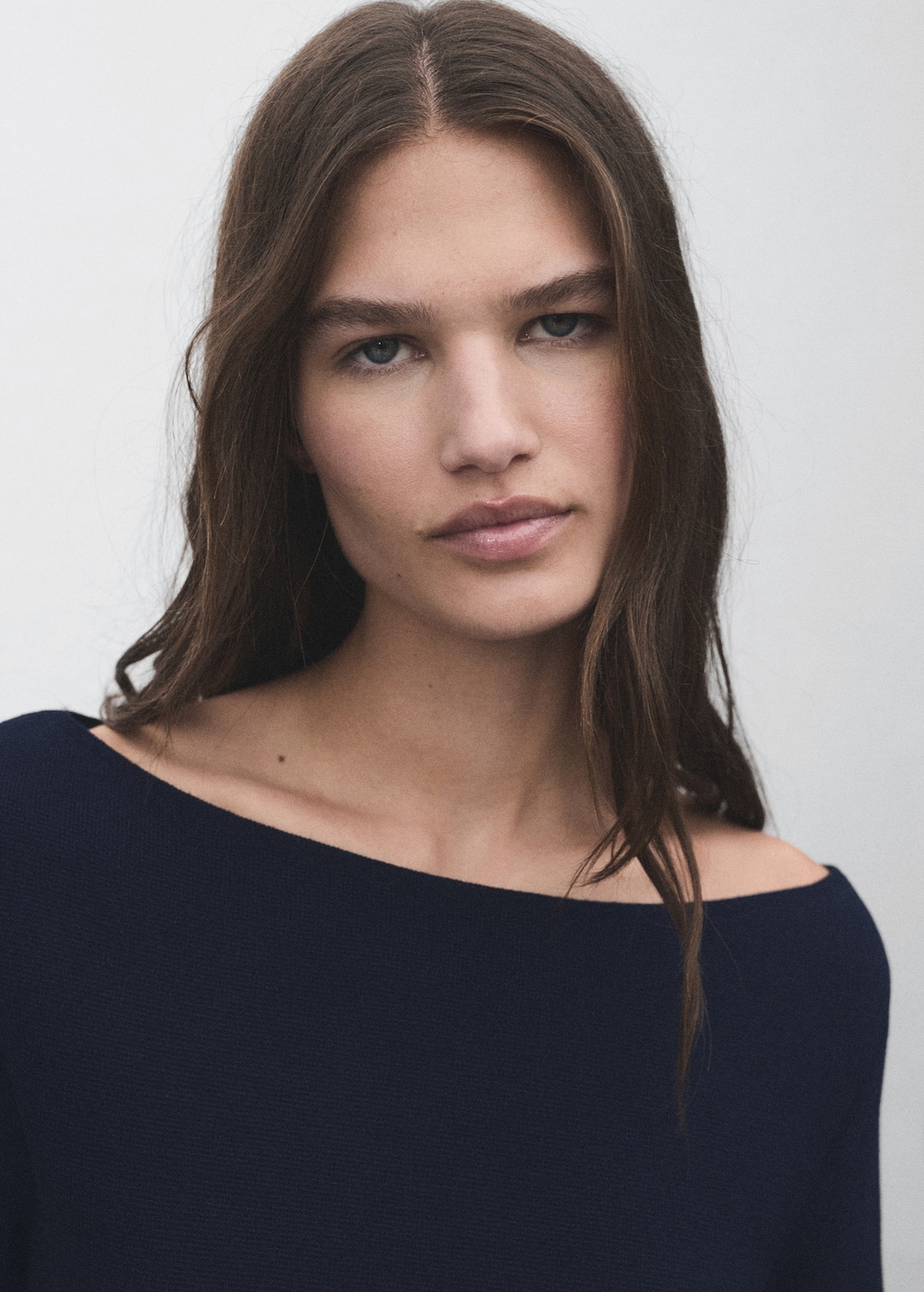 Mango Fine-knit boat-neck sweater thumbnail