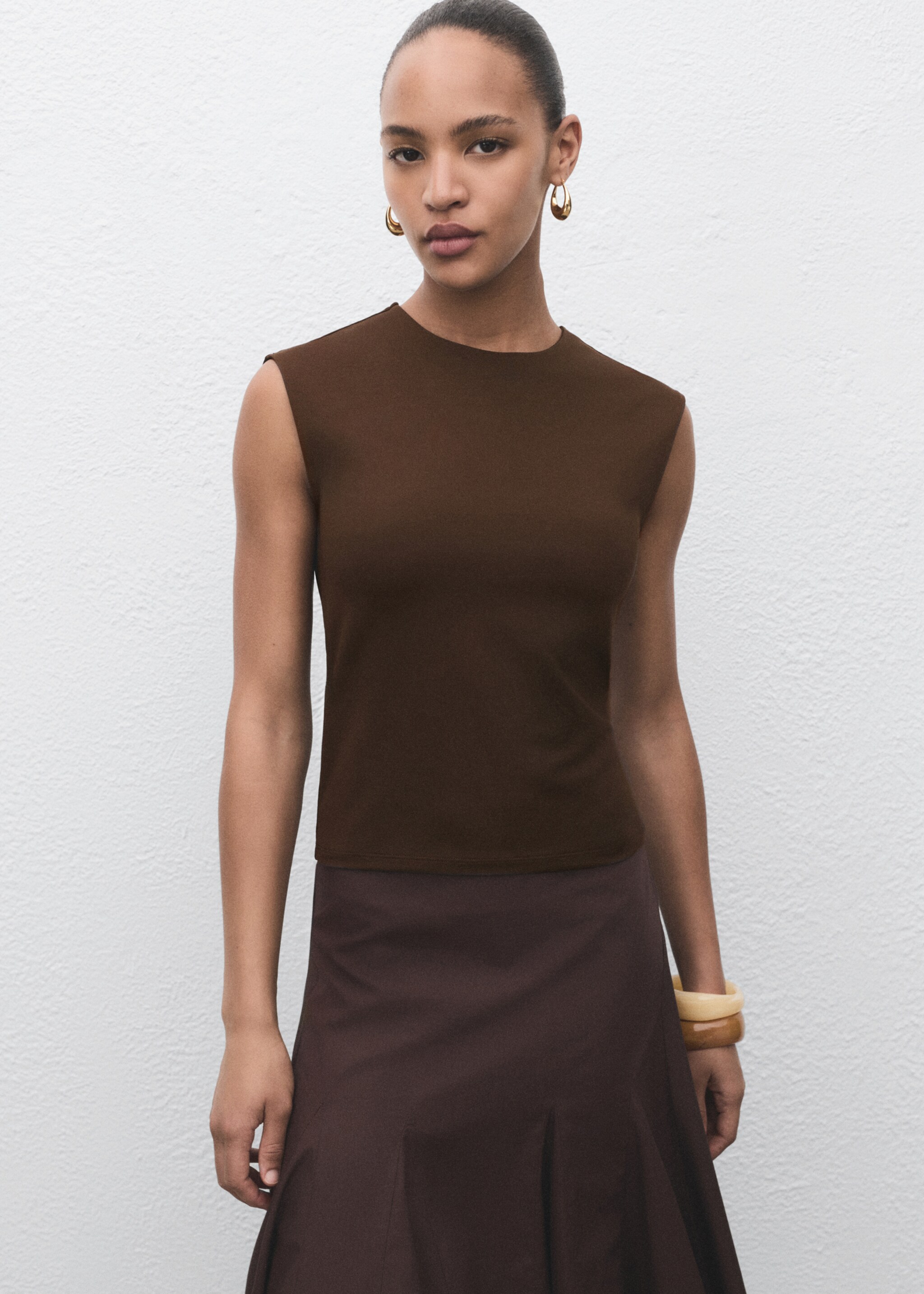 Fitted vest top - Medium plane