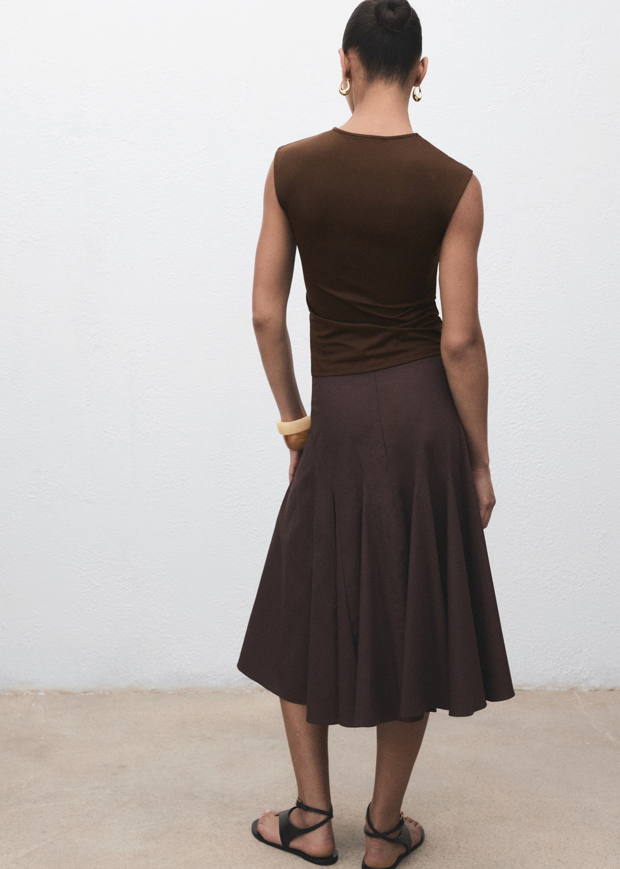 Fitted vest top - Reverse of the article