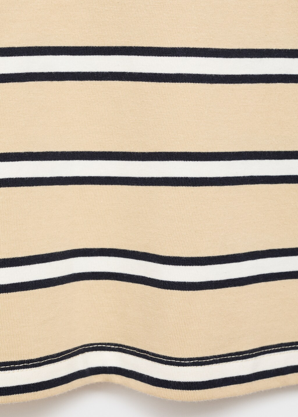 Mango Striped cotton T-shirt