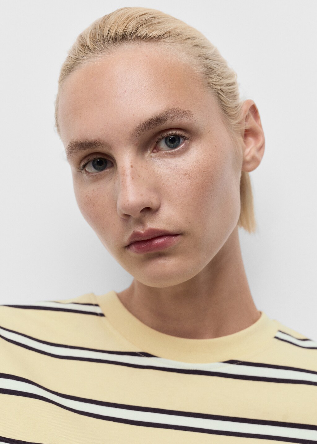 Striped cotton T-shirt - image 4