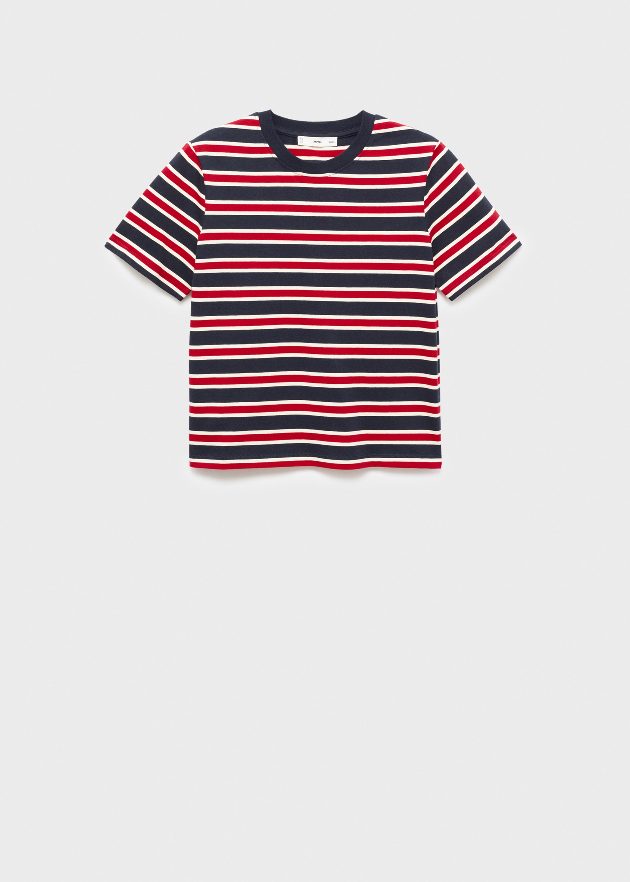 T-shirt algodão riscas - Artigo sem modelo
