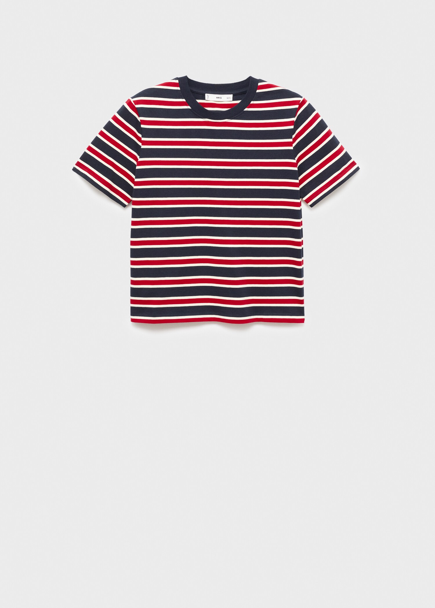 Striped cotton T-shirt - Article without model