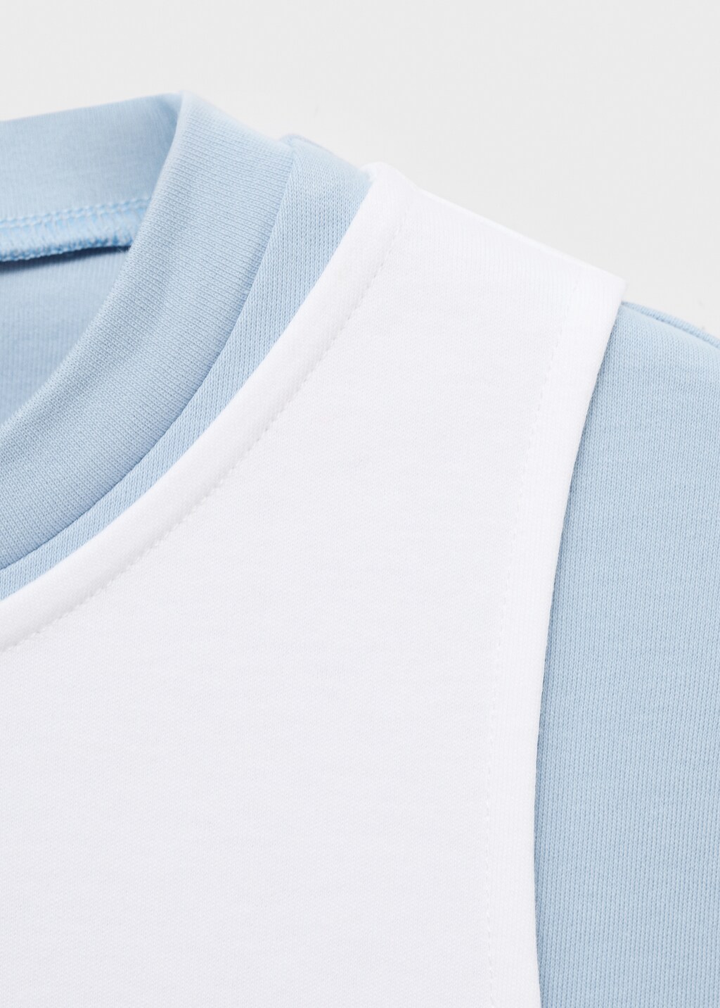 Mango Double cotton t-shirt