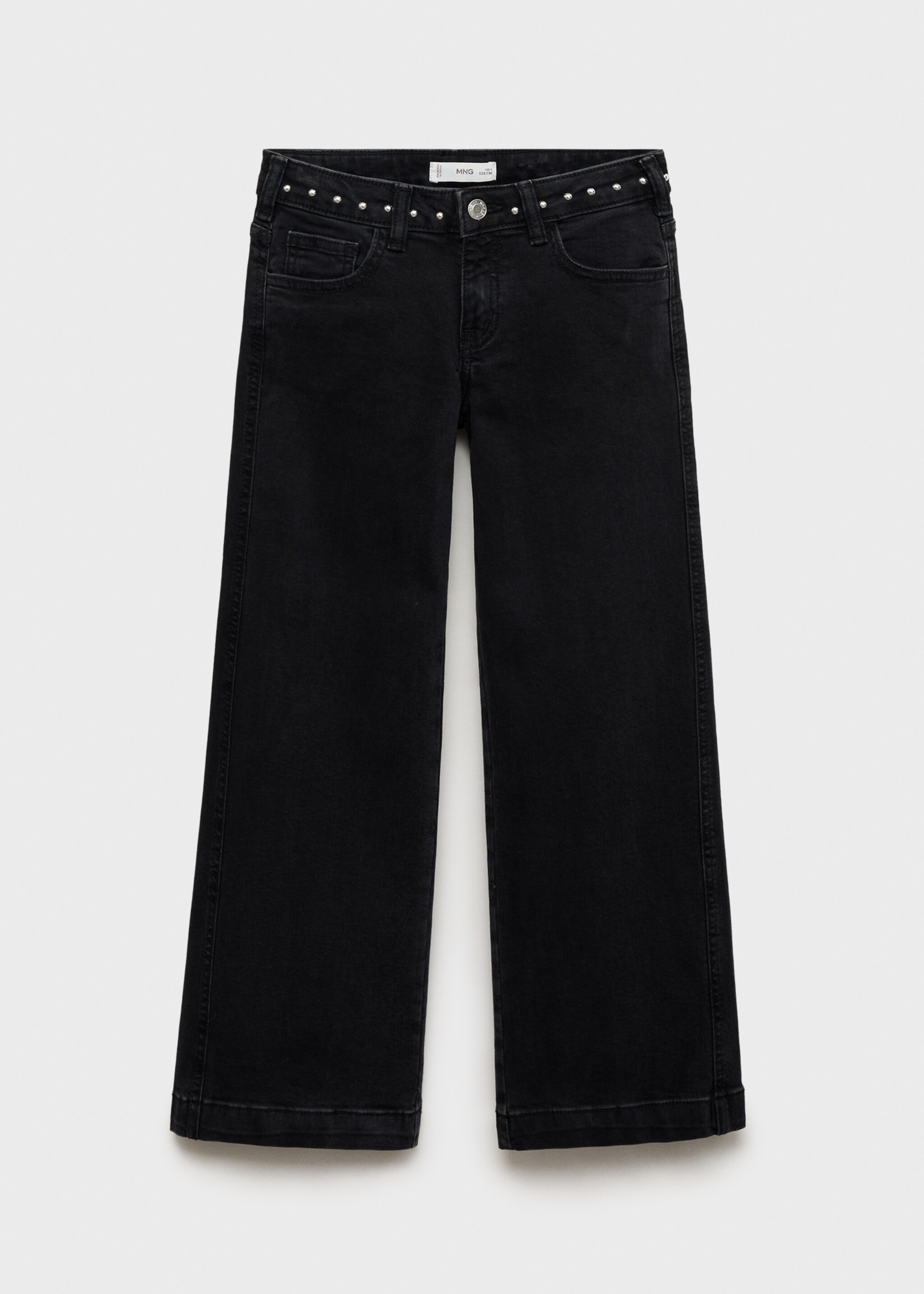 Wide leg jeans with studs - Article without model