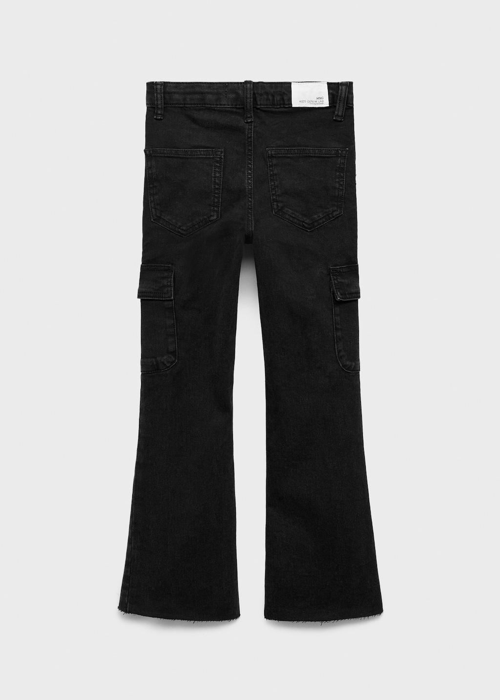 Flared cargo jeans