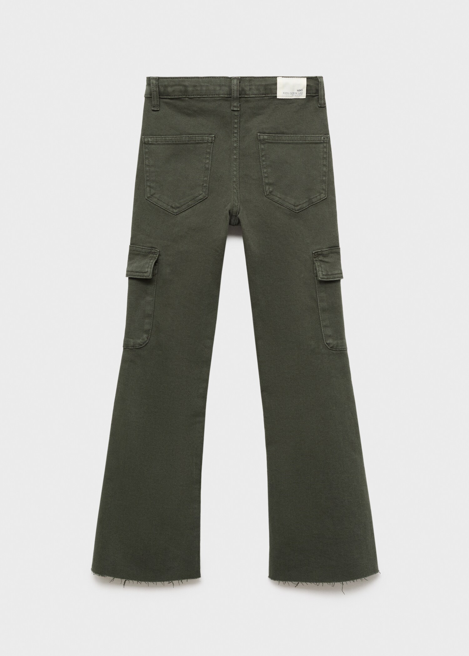 Flared cargo jeans - Reverse of the article