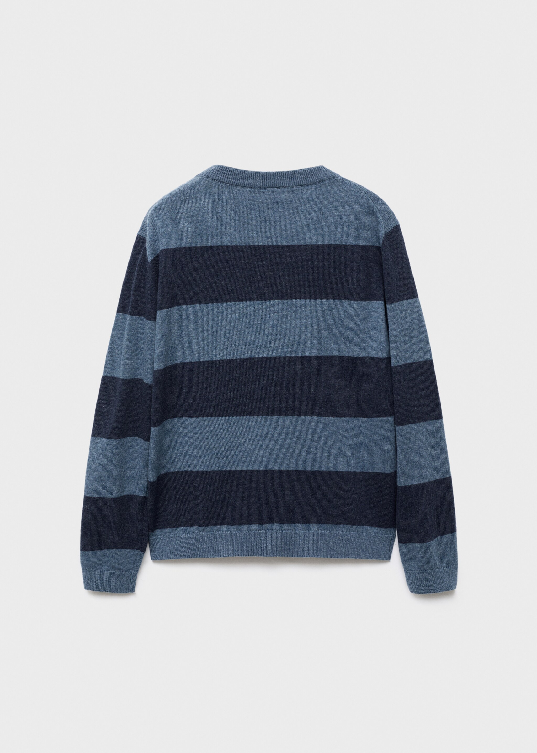 Knit striped sweater - Reverse of the article