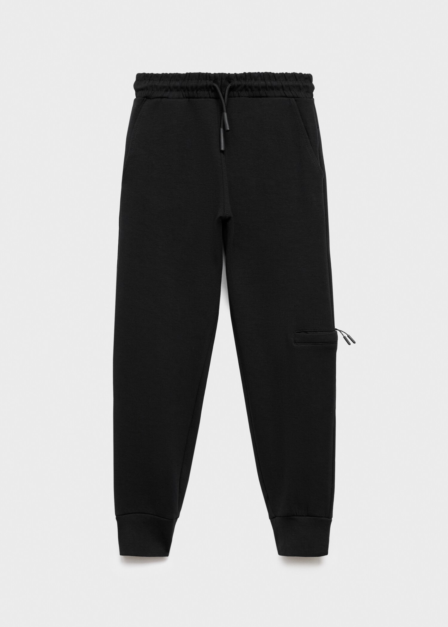 Cotton drawstring joggers - Article without model