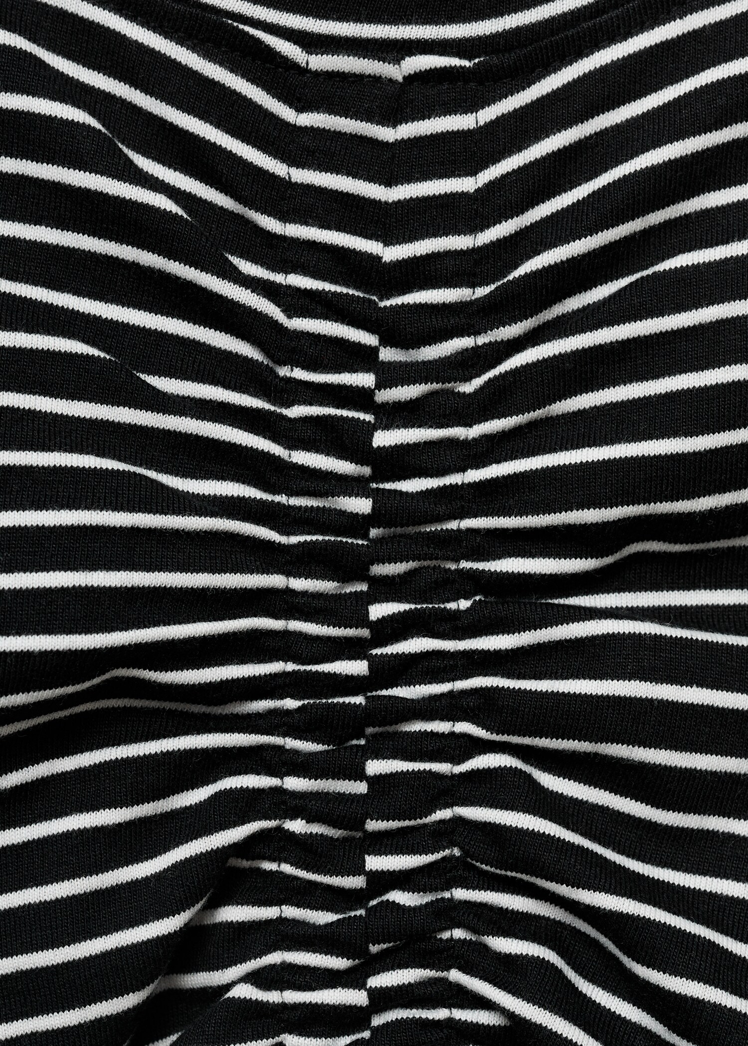 Ruched striped top - Details of the article 0