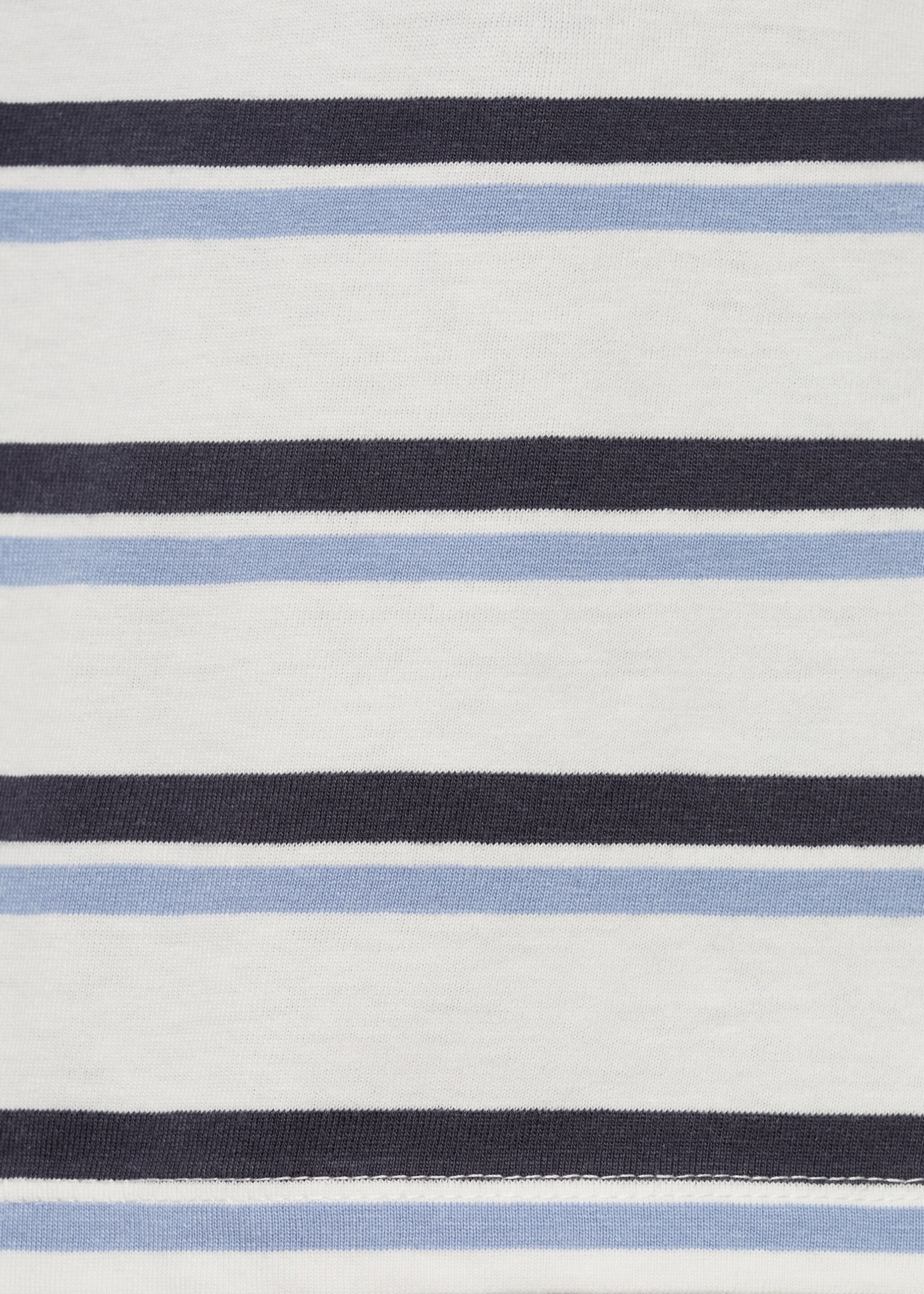 Camiseta rayas algodón - Detalle del artículo 0, Blanco roto. Ref: 17034422-00.