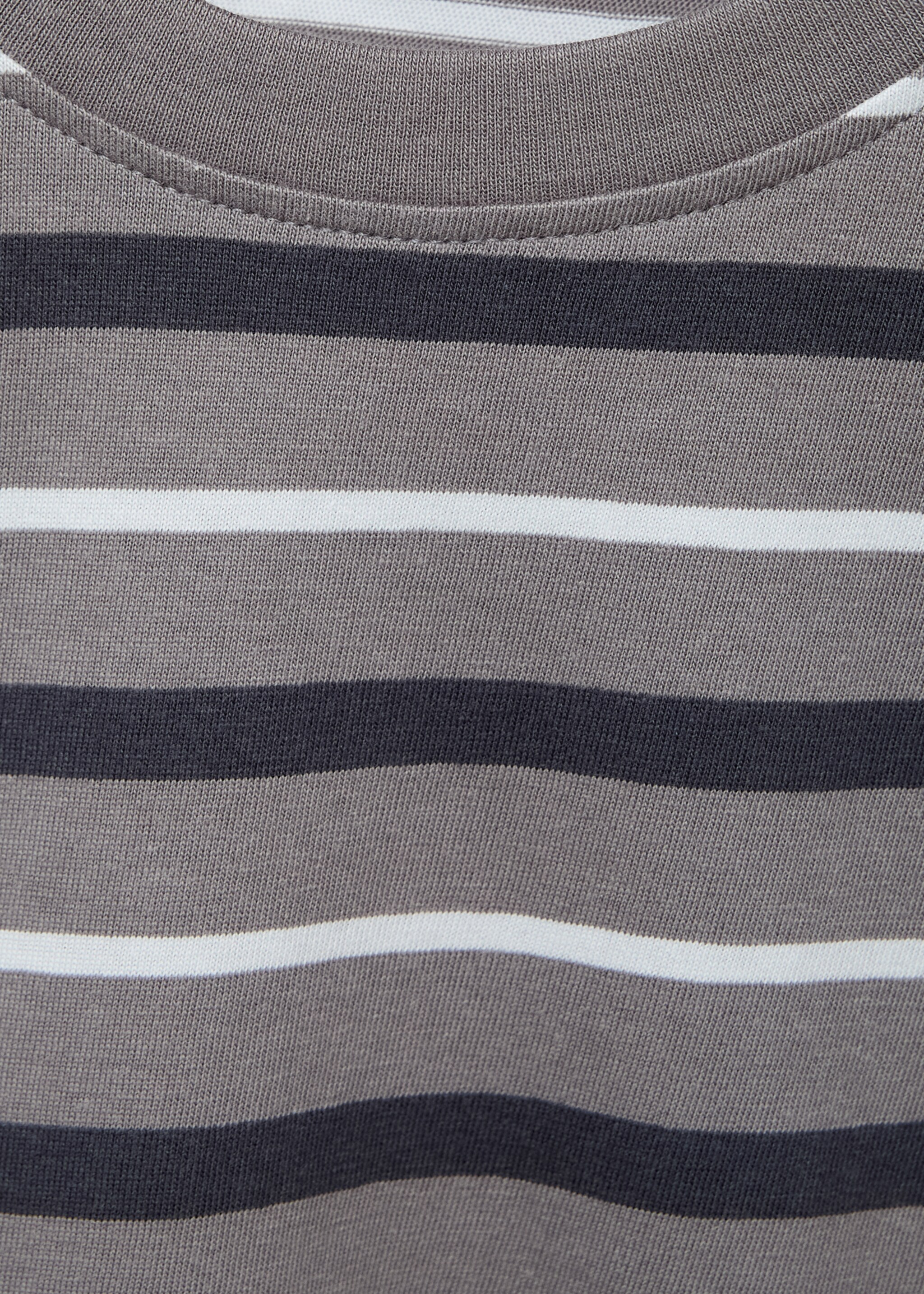 Camiseta rayas algodón - Detalle del artículo 8, Gris. Ref: 17034422-00.