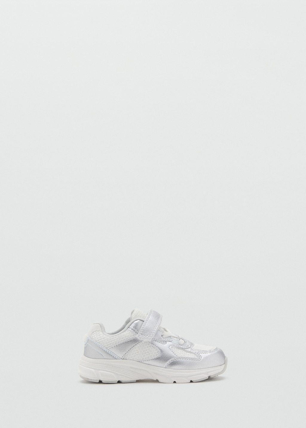 Metallic effect sneakers