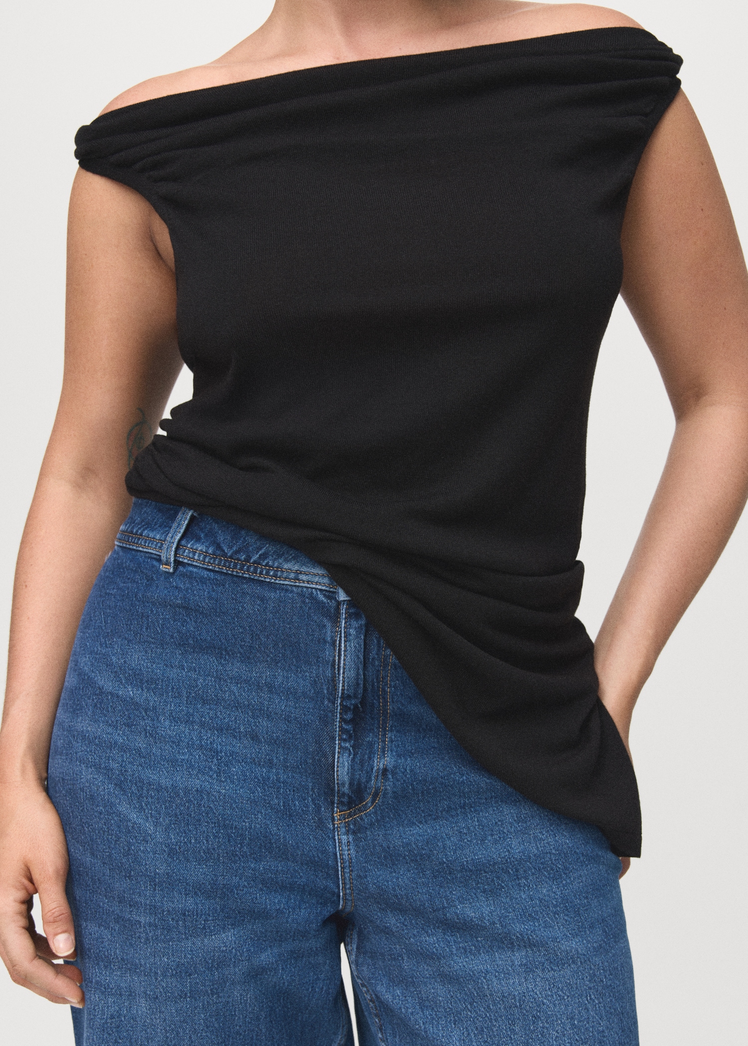 Catherin culotte high-rise jeans Women MANGO Canada