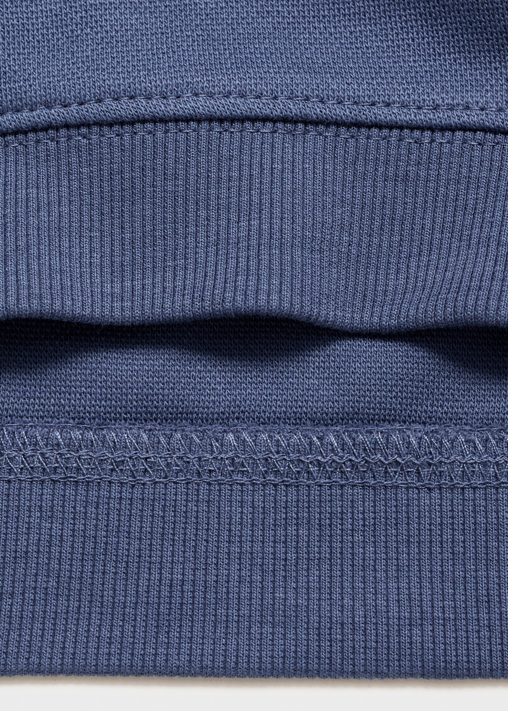 Sweat-shirt oversize en coton - Détail de l'article 0, Bleu nuit. Ref: 17034428-00.