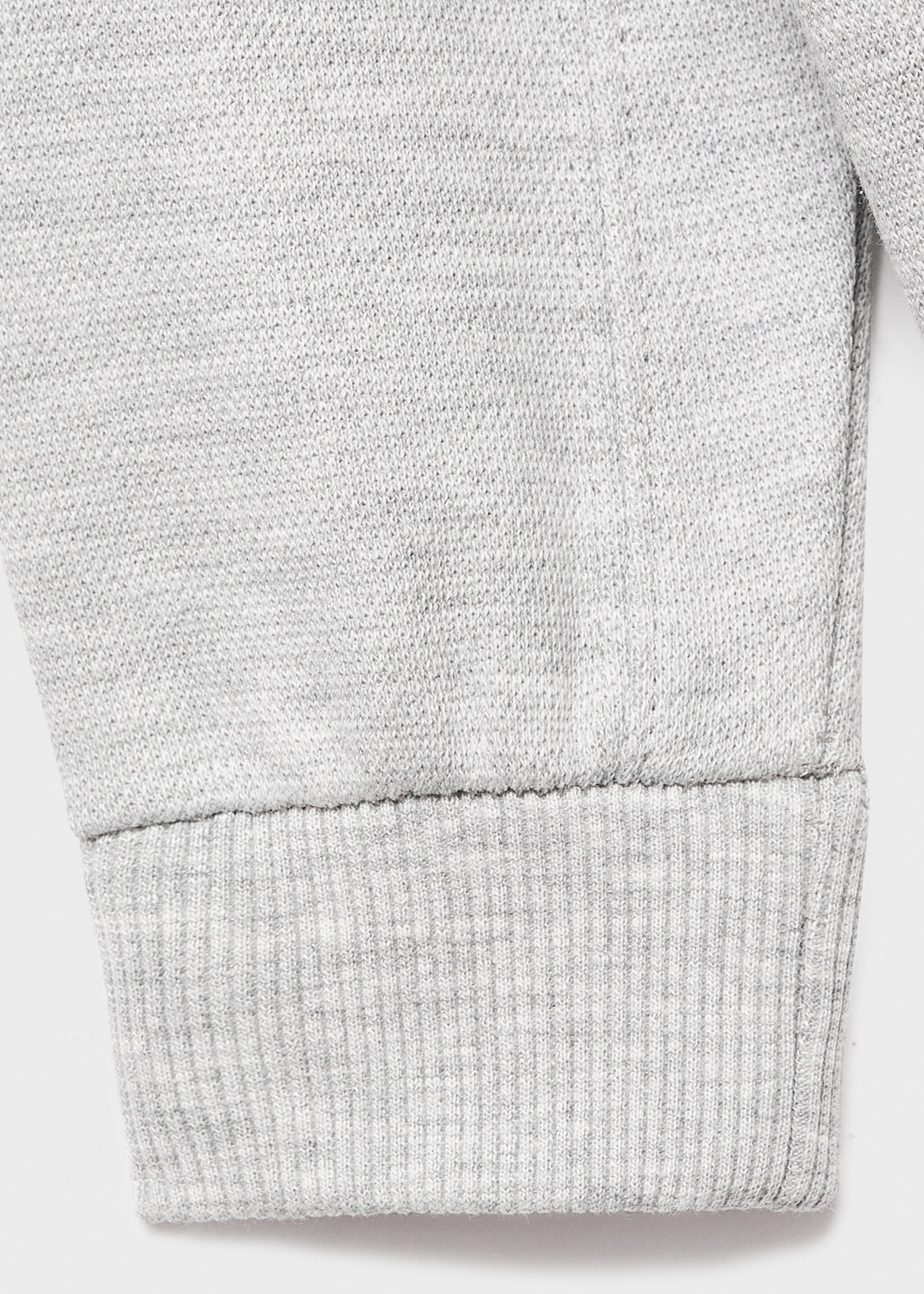 Sweat-shirt oversize en coton - Détail de l'article 0, Gris chiné moyen. Ref: 17034428-00.
