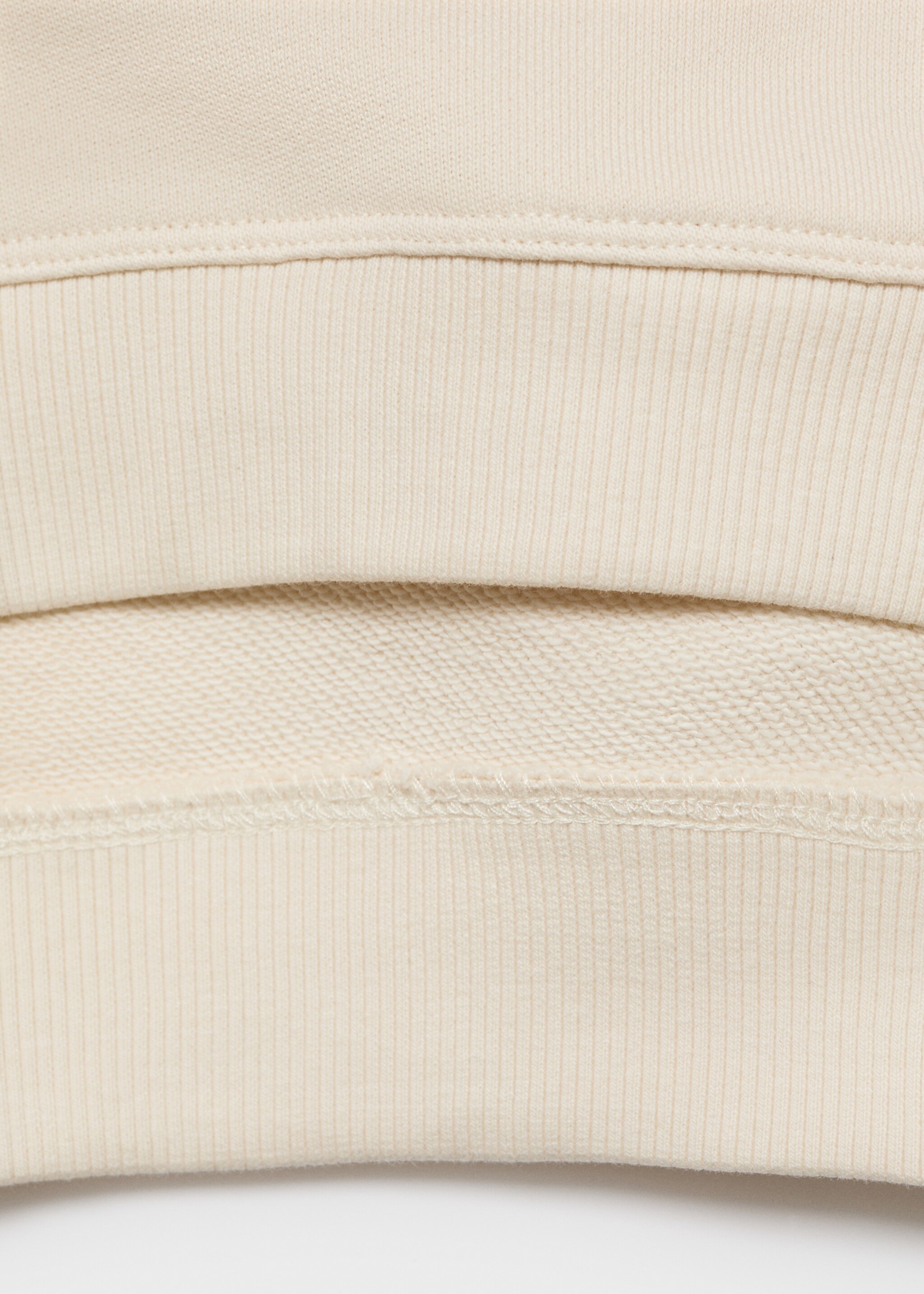 Embroidered animals sweatshirt - Details of the article 0, Ecru. Ref: 17034430-00.
