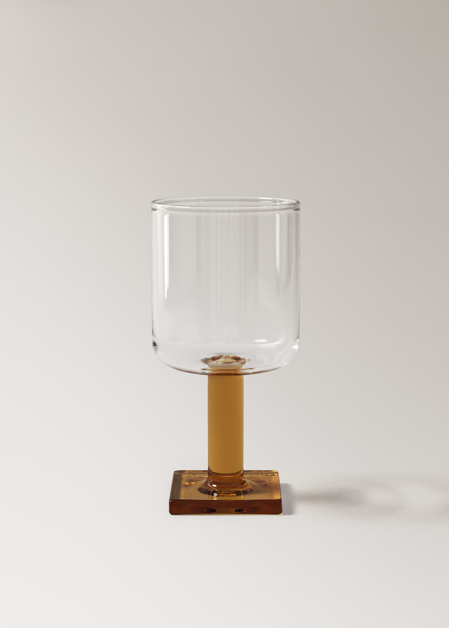 Verre bicolore en borosilicate - Article sans modèle