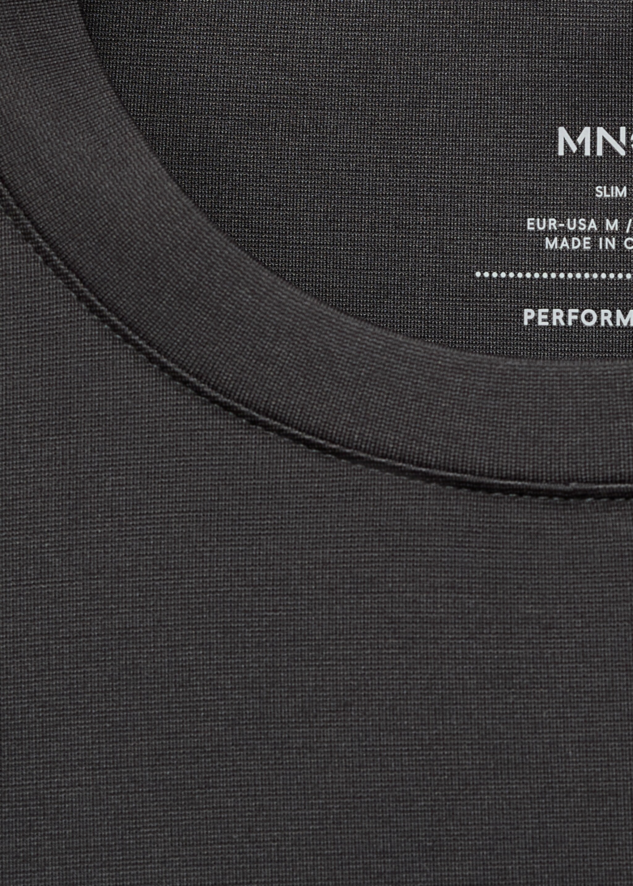 COOLMAX® slim fit T-shirt - Details of the article 8, Dark Green. Ref: 17034449-00.