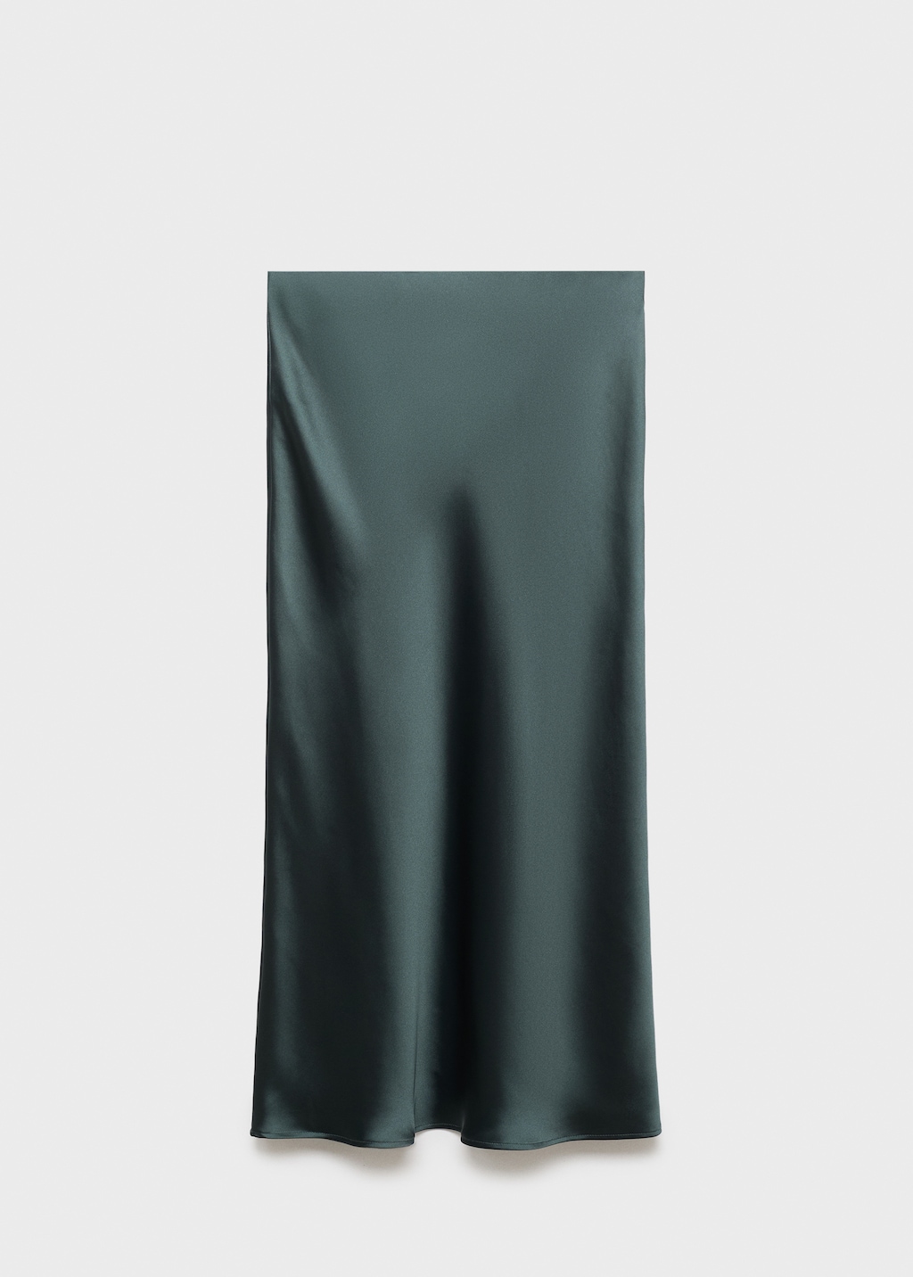 Satin long skirt