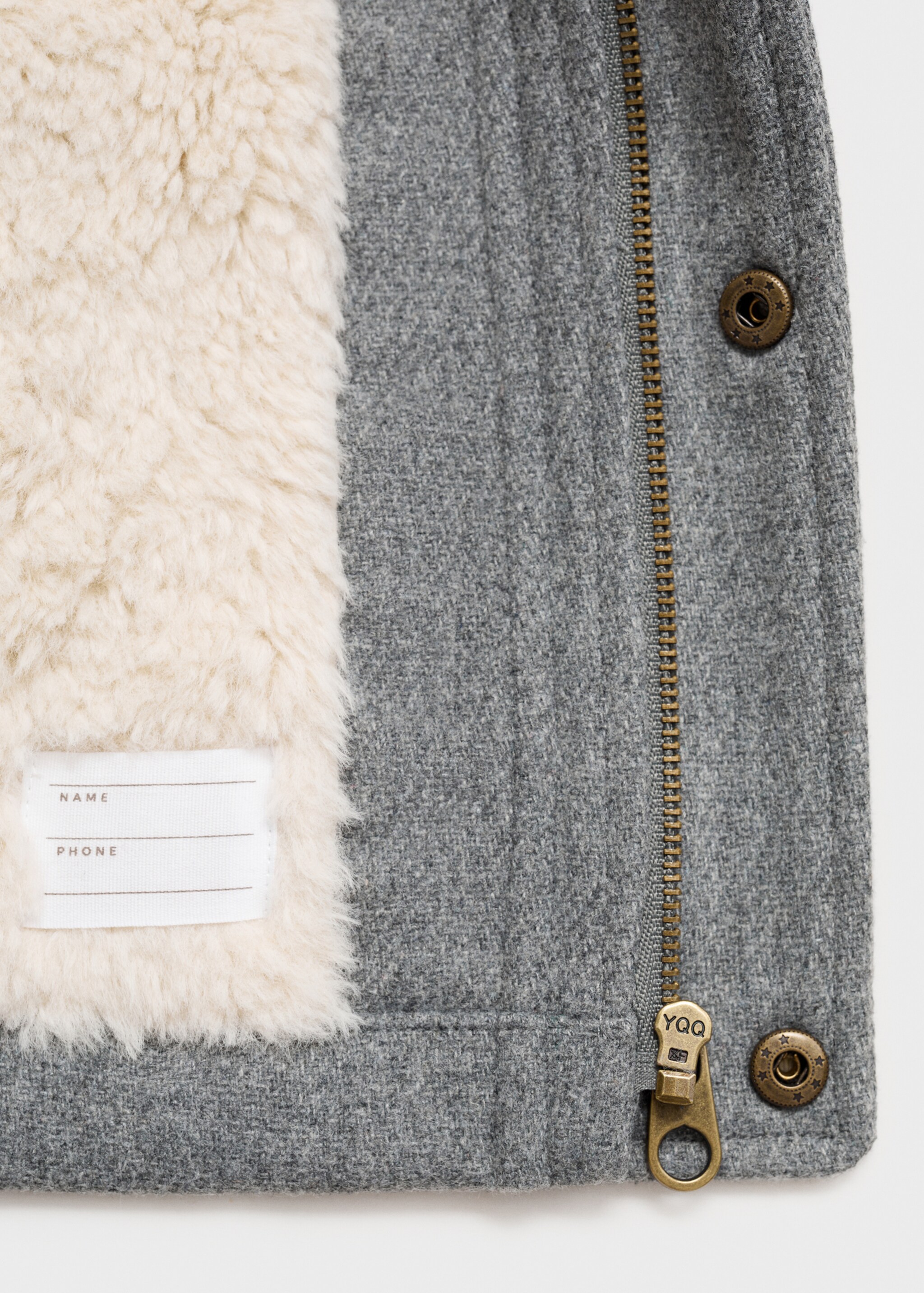 Manteau lucio - Détail de l'article 0, Gris. Ref: 17034780-00.