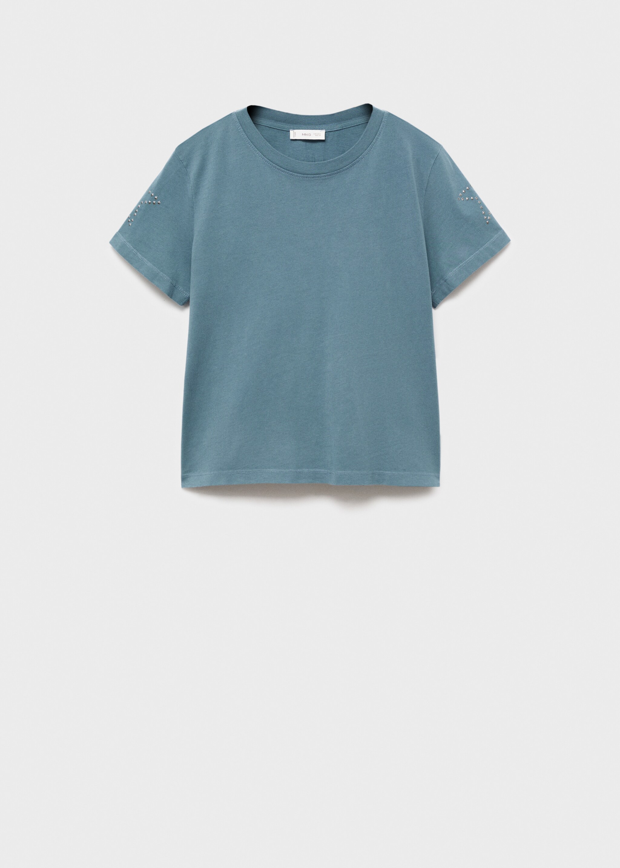 Camiseta tachas estrella - Artículo sin modelo, Verde. Ref: 17034782-00.
