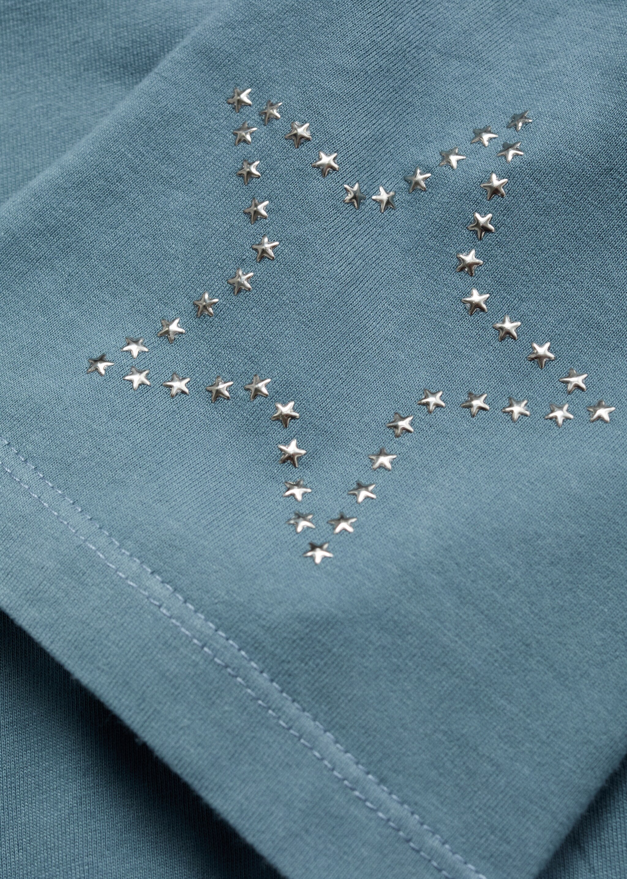 Camiseta tachas estrella - Detalle del artículo 0, Verde. Ref: 17034782-00.