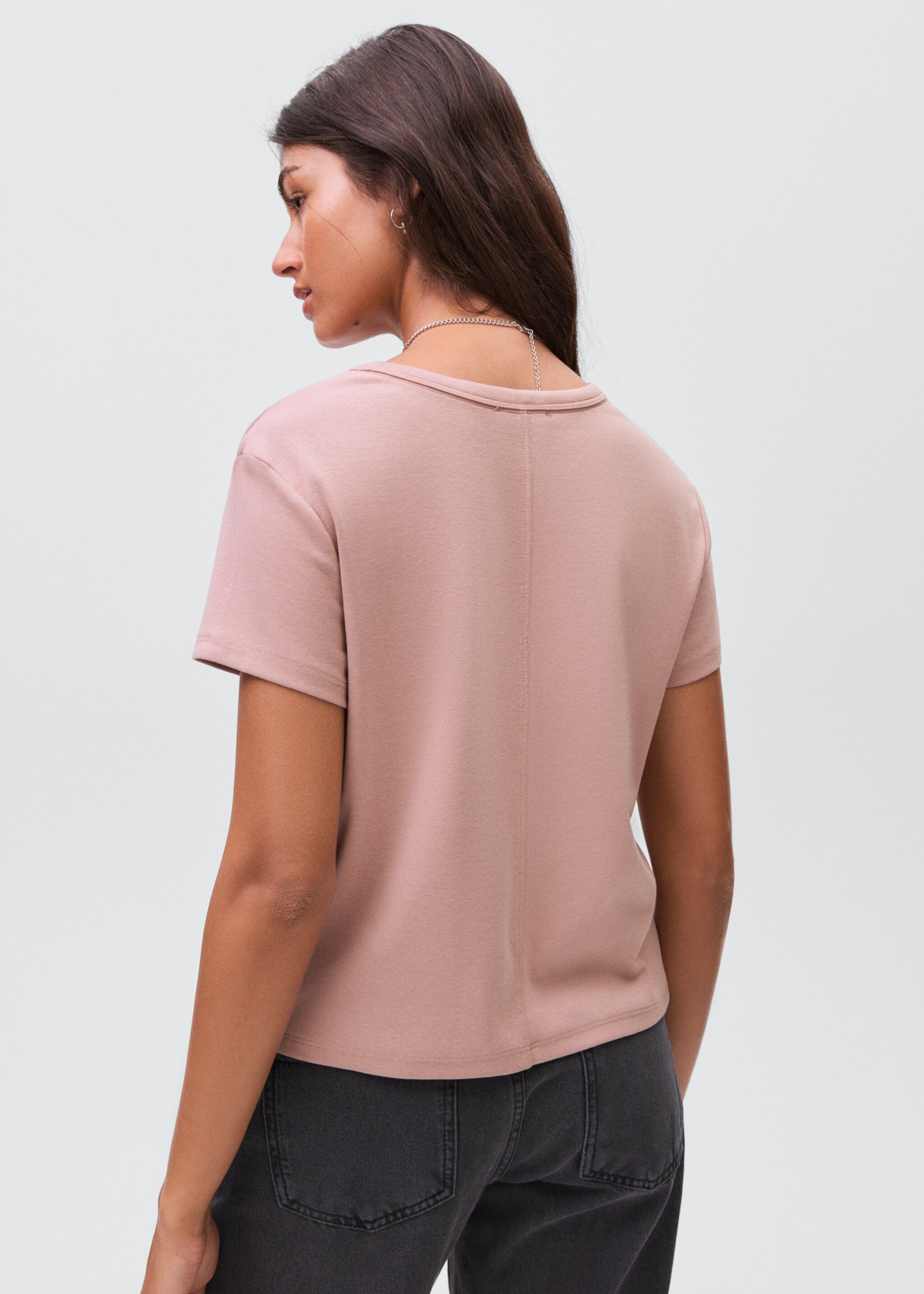 T-shirt coton ajusté - Verso de l’article