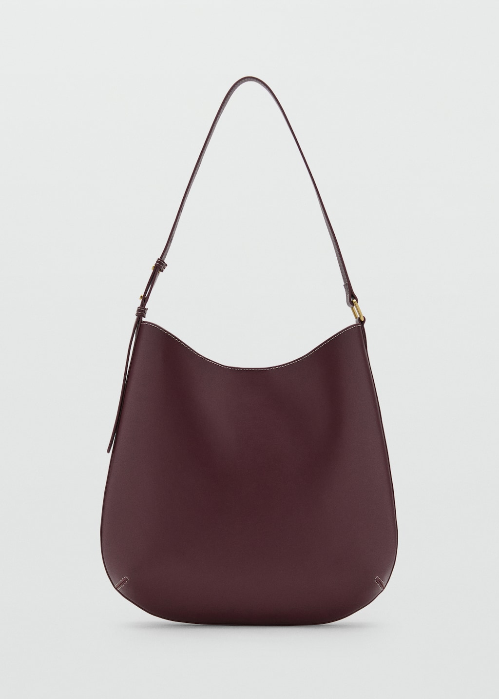 Large oval shoulder bag