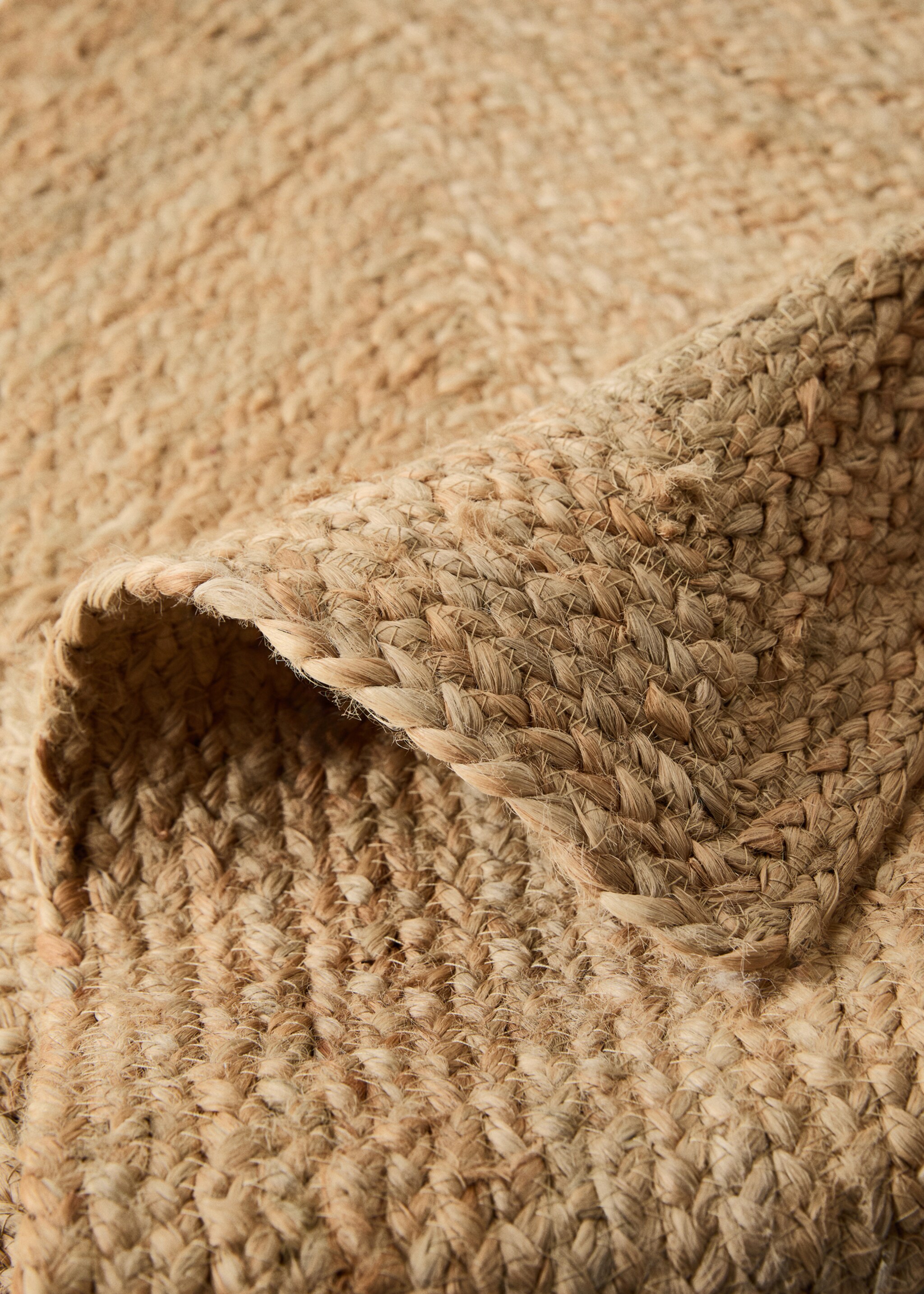 Plush pile rug - Details of the article 1, Sand. Ref: 17034787-00.