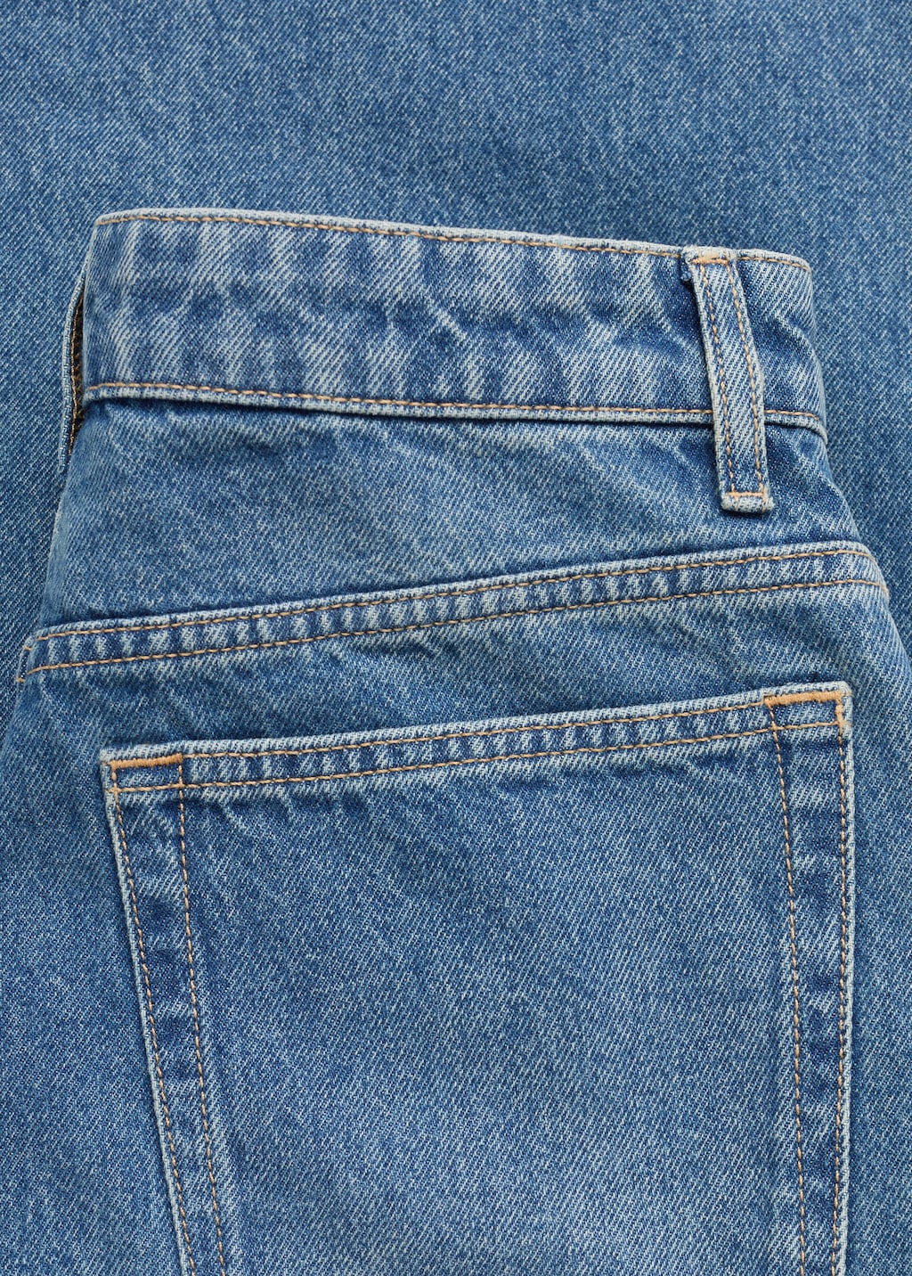 Mid-rise balloon jeans