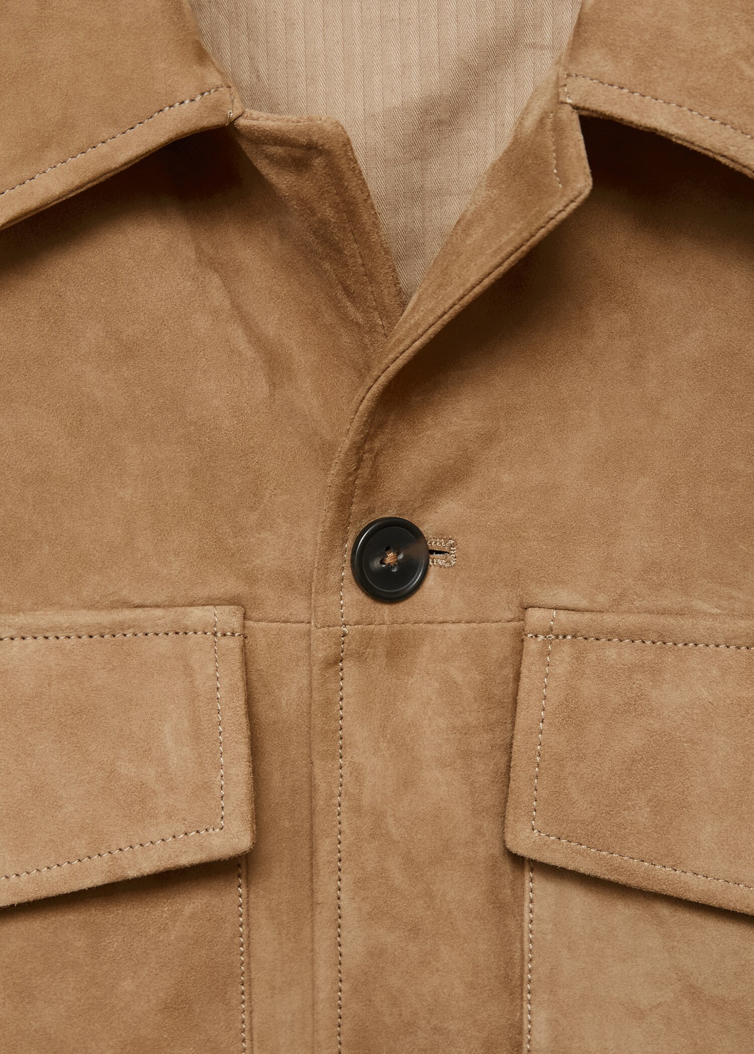 100% leather jacket with pockets - Details of the article 8