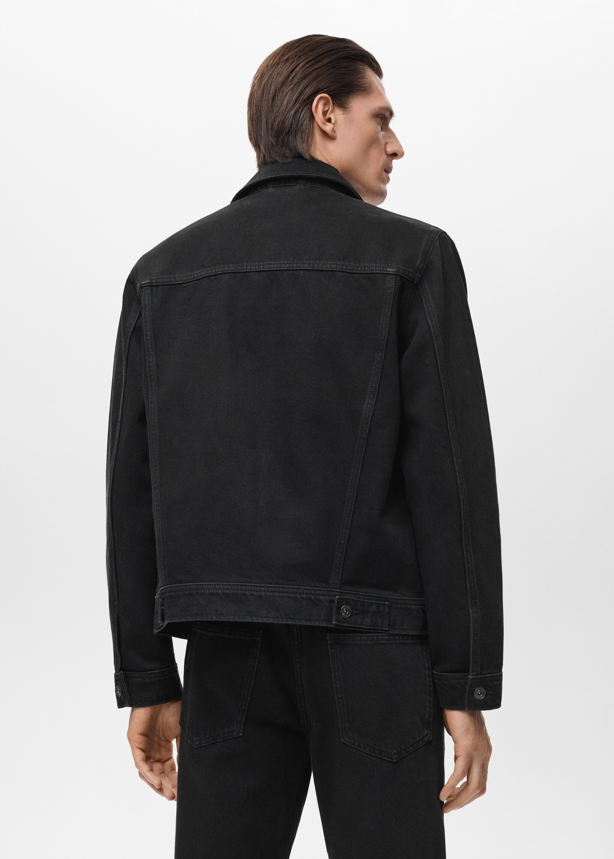 Blouson en jean poche - Verso de l’article